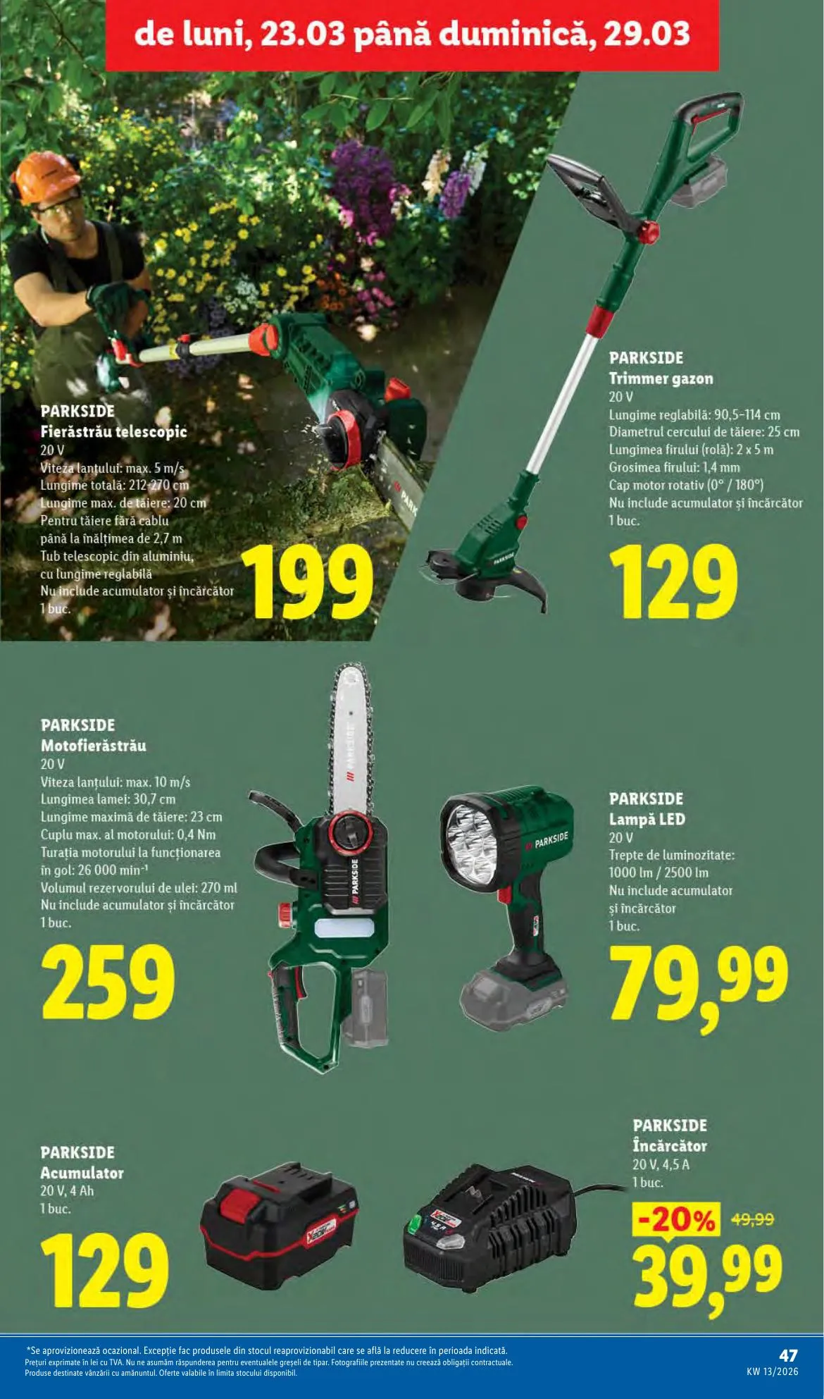 Lidl akciós újság Románia 03.23–03.29 – 47. oldal