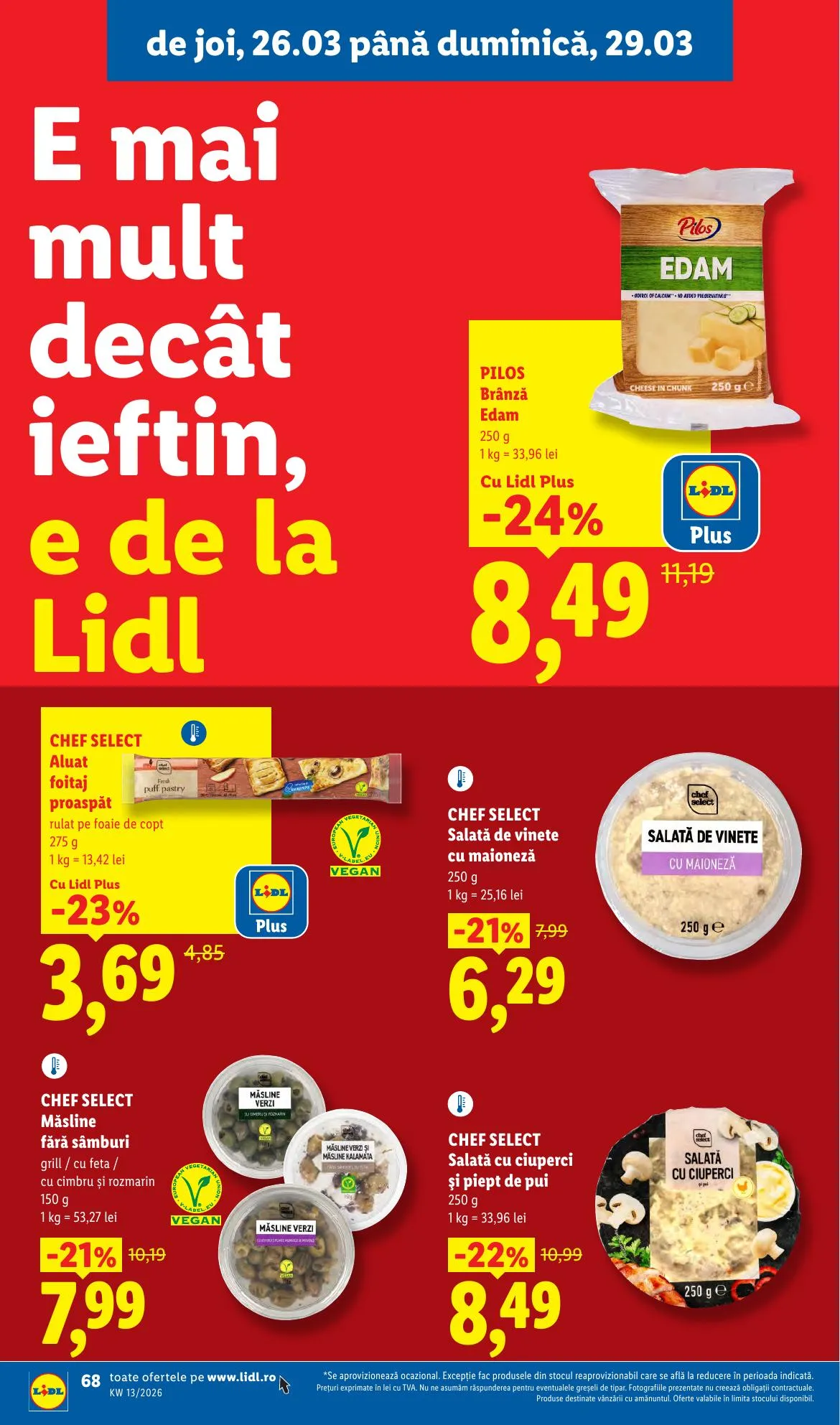 Lidl akciós újság Románia 03.23–03.29 – 68. oldal