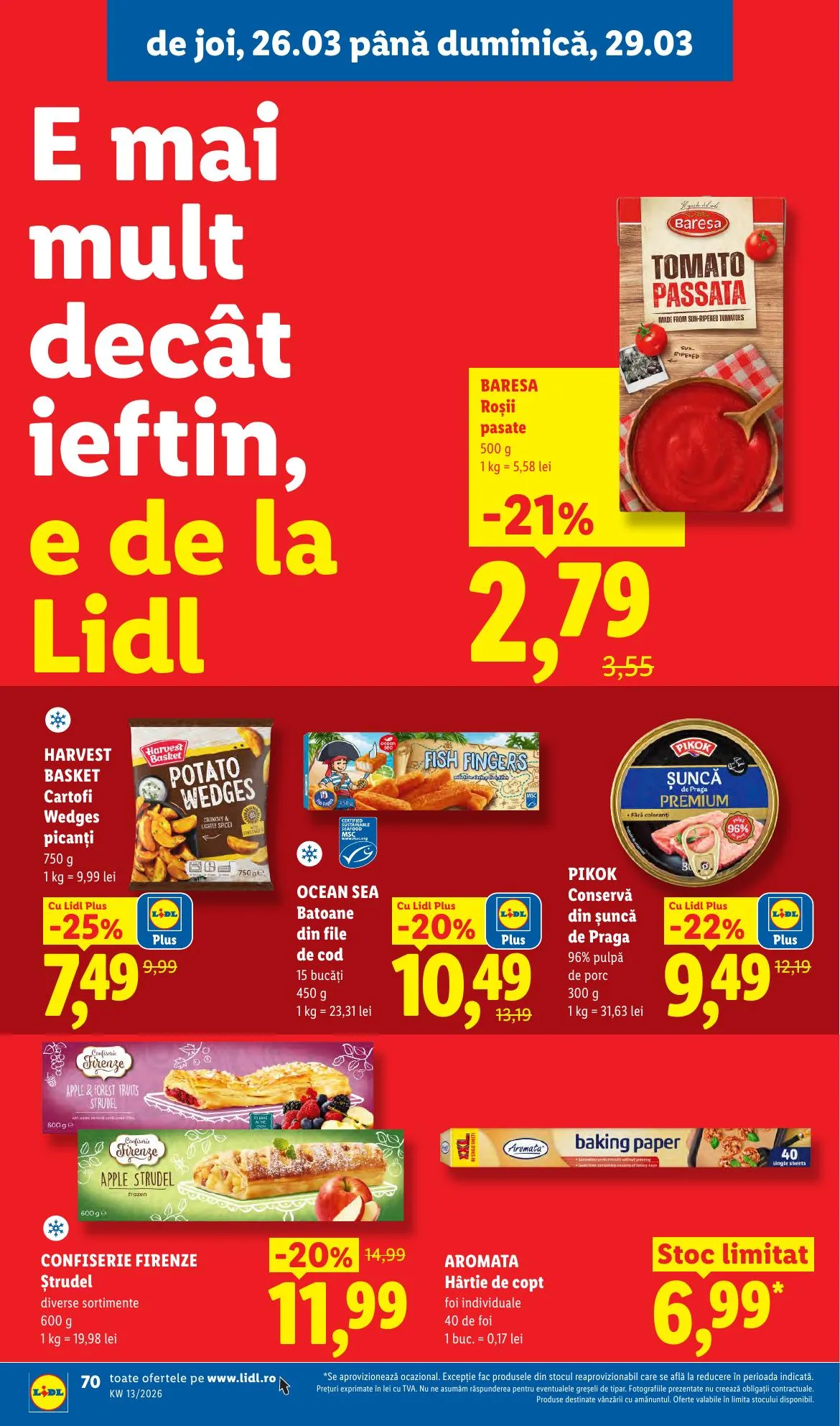 Lidl akciós újság Románia 03.23–03.29 – 70. oldal