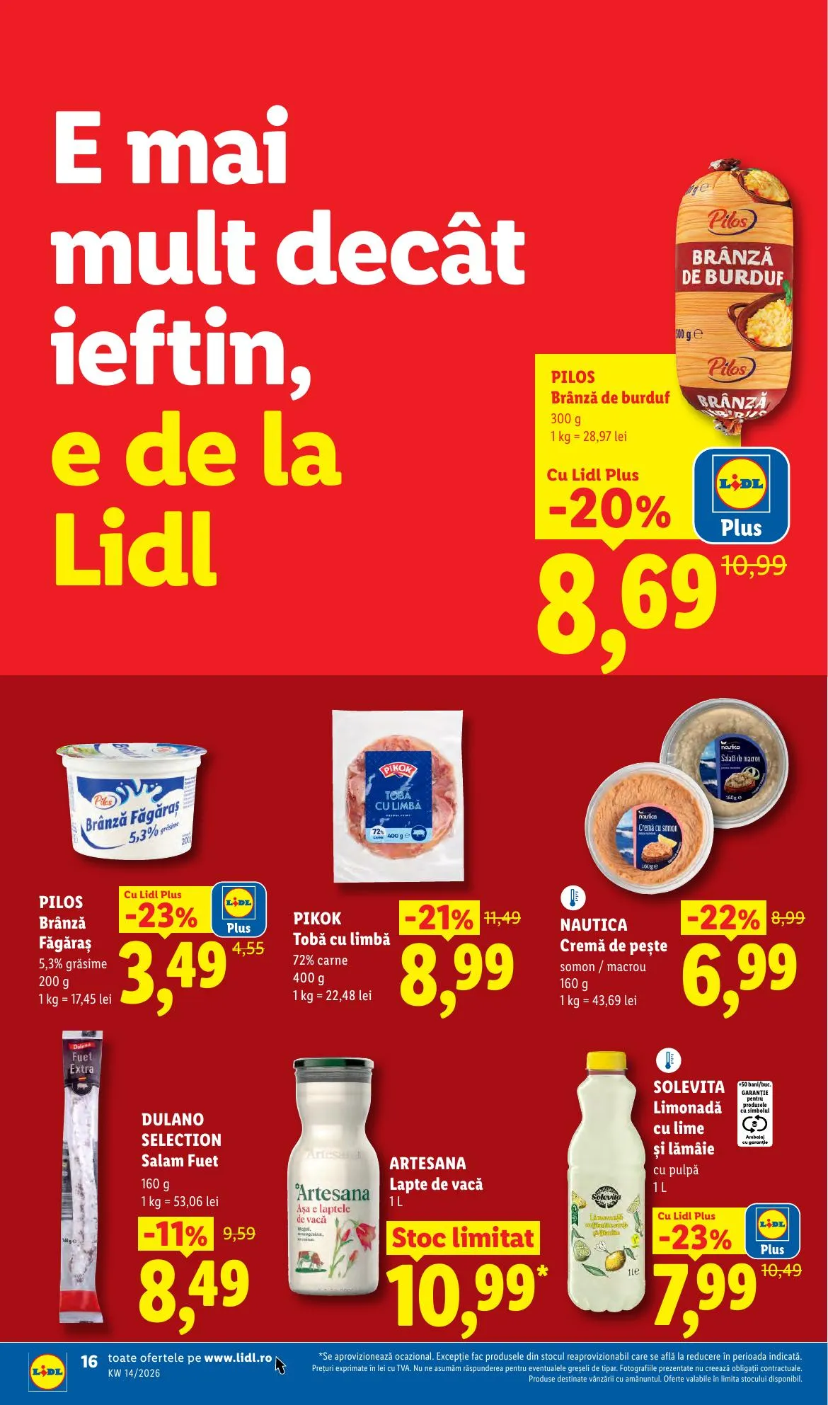 Lidl akciós újság Románia 03.30–04.05 – 16. oldal