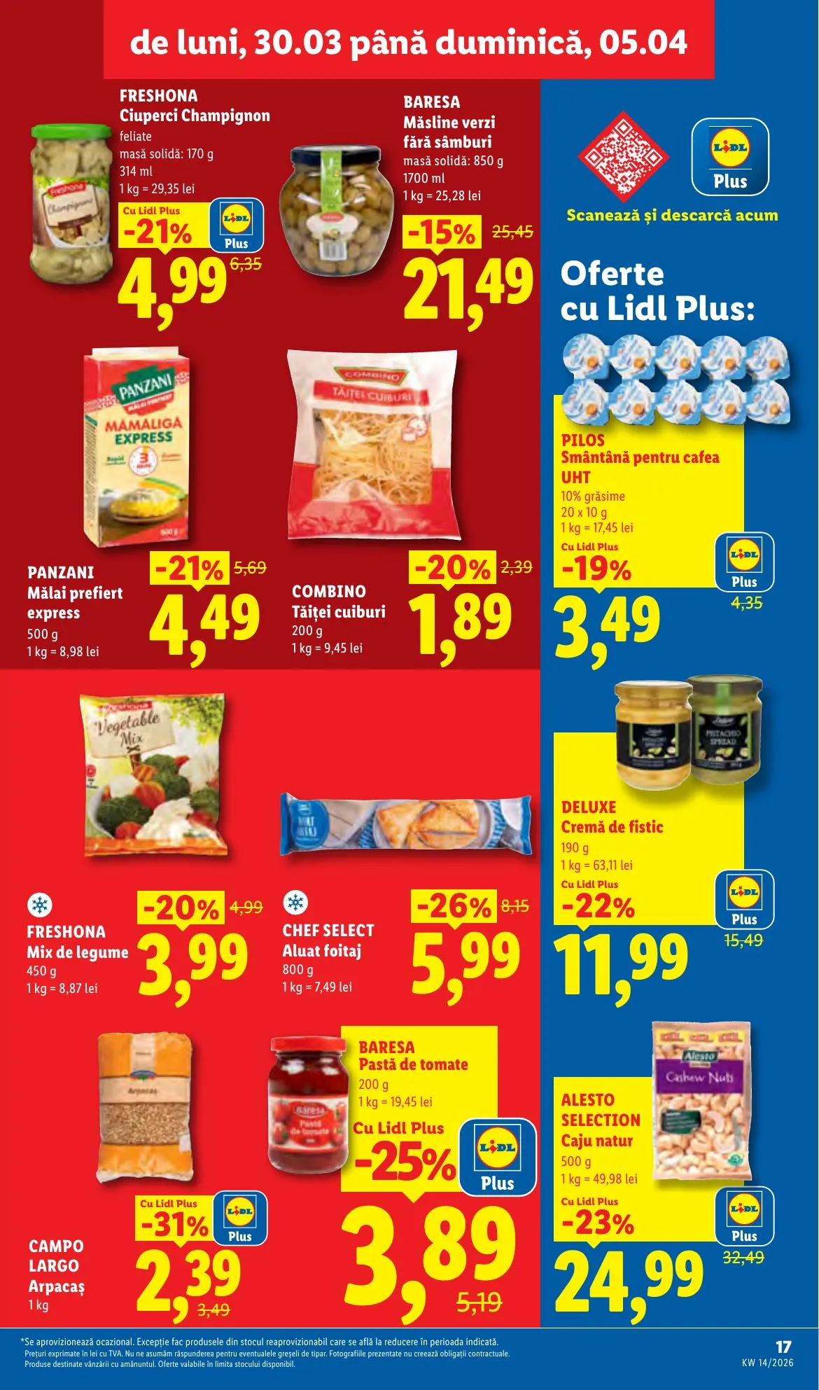 Lidl akciós újság Románia 03.30–04.05 – 17. oldal