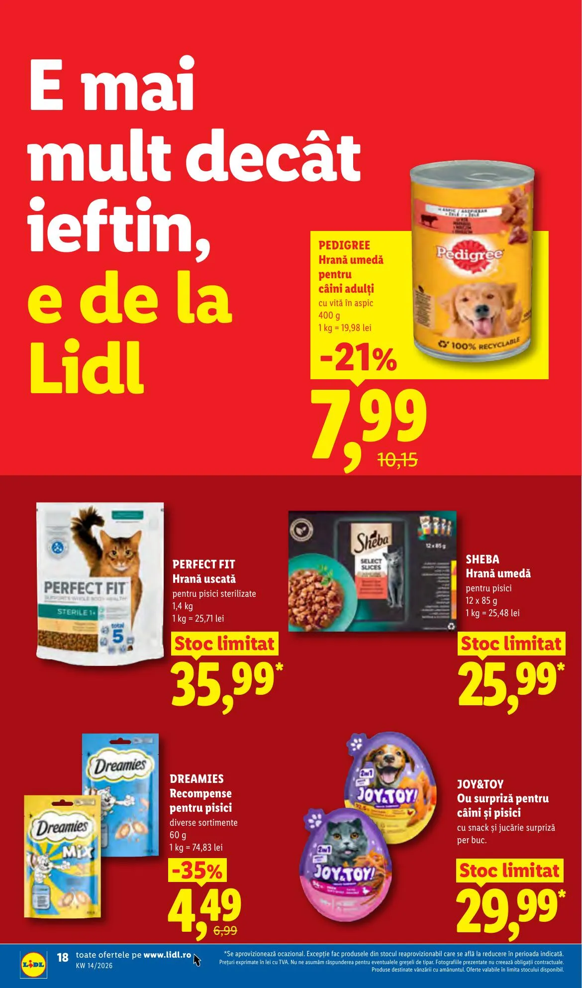 Lidl akciós újság Románia 03.30–04.05 – 18. oldal