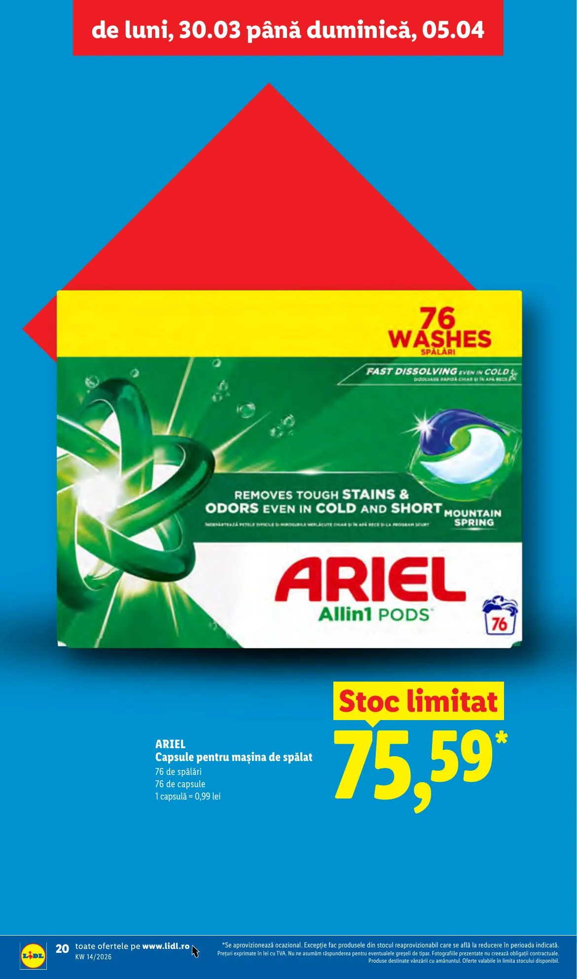 Lidl akciós újság Románia 03.30–04.05 – 20. oldal