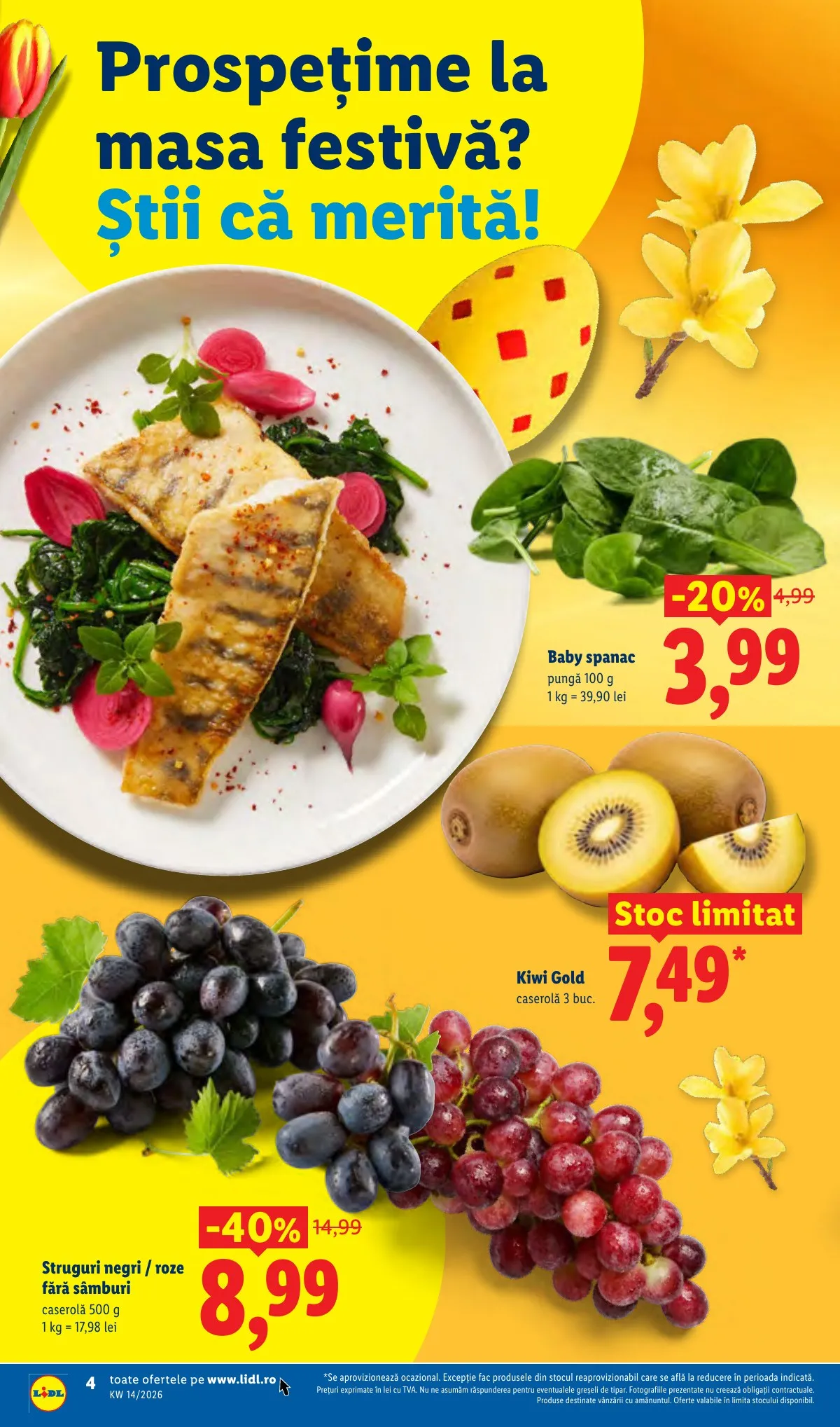 Lidl akciós újság Románia 03.30–04.05 – 4. oldal