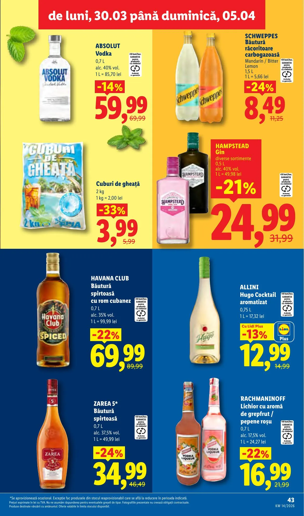 Lidl akciós újság Románia 03.30–04.05 – 43. oldal