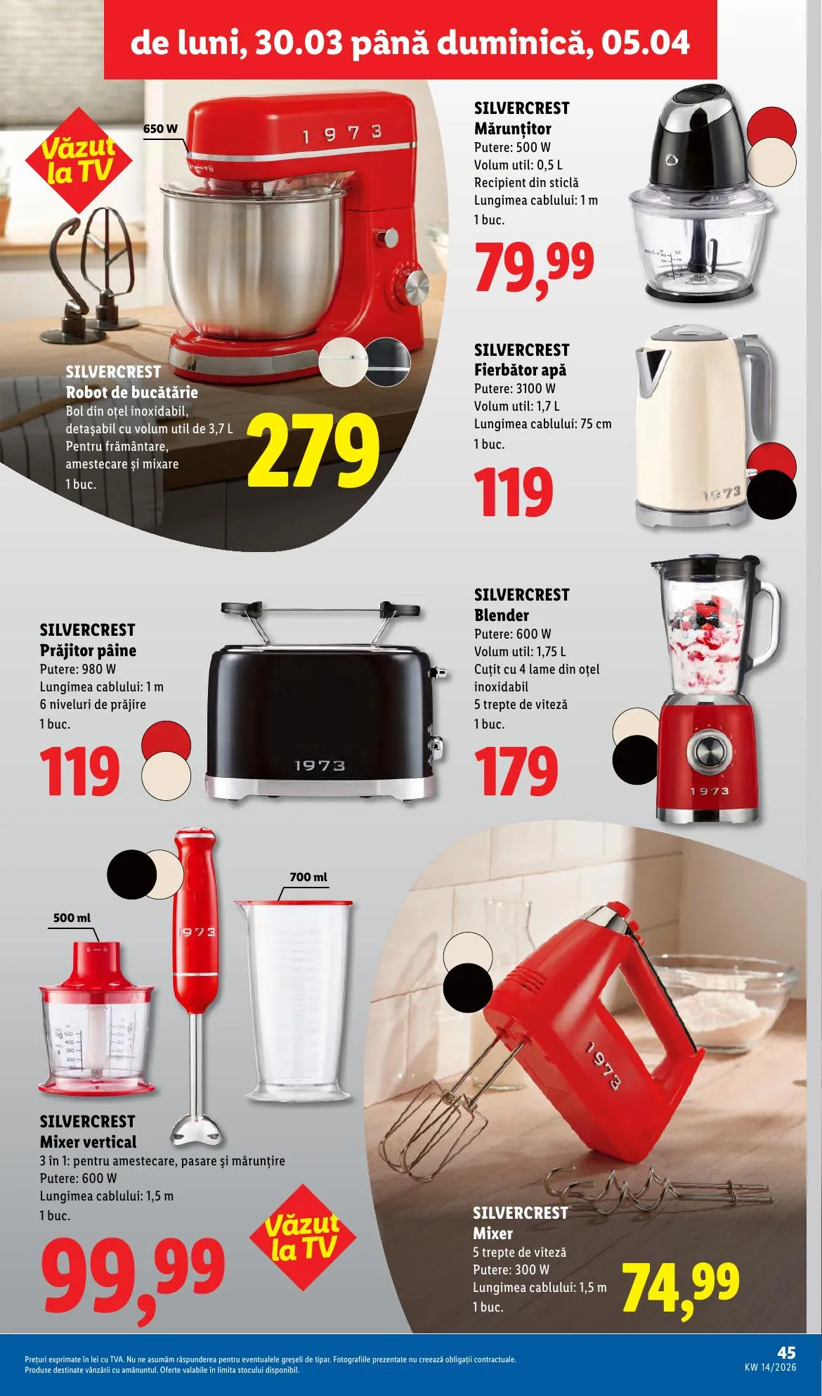 Lidl akciós újság Románia 03.30–04.05 – 45. oldal