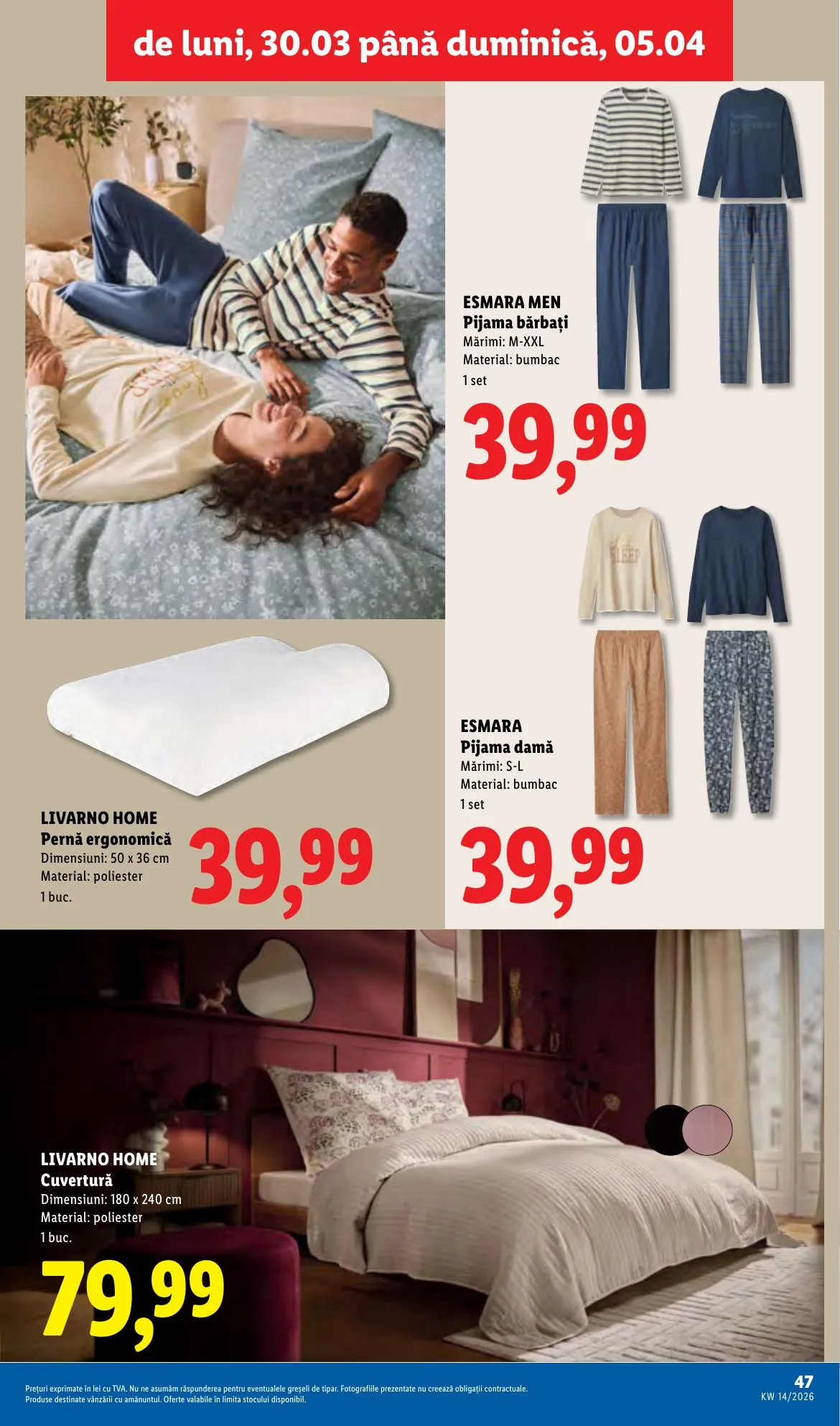 Lidl akciós újság Románia 03.30–04.05 – 47. oldal