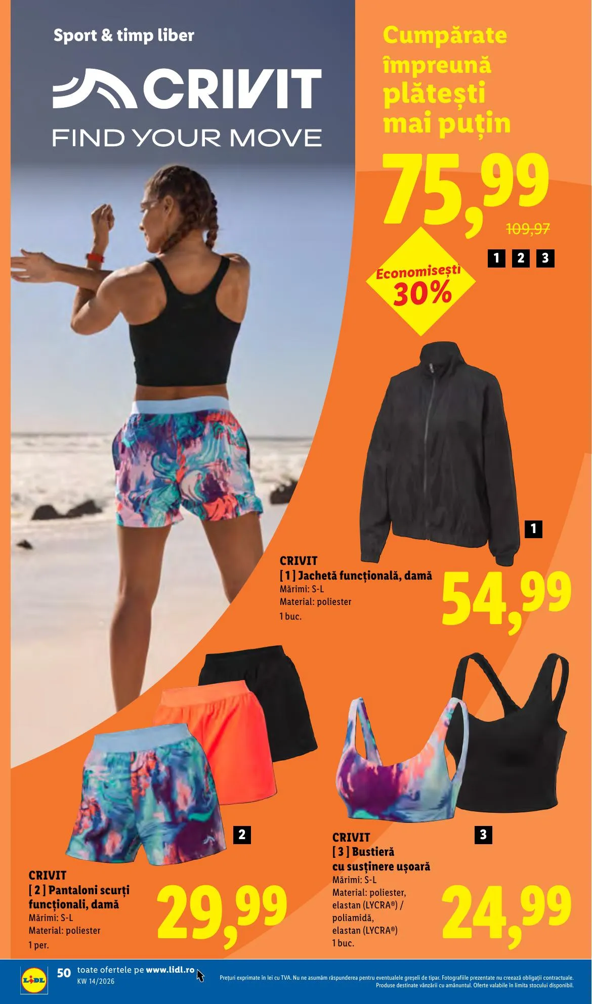 Lidl akciós újság Románia 03.30–04.05 – 50. oldal