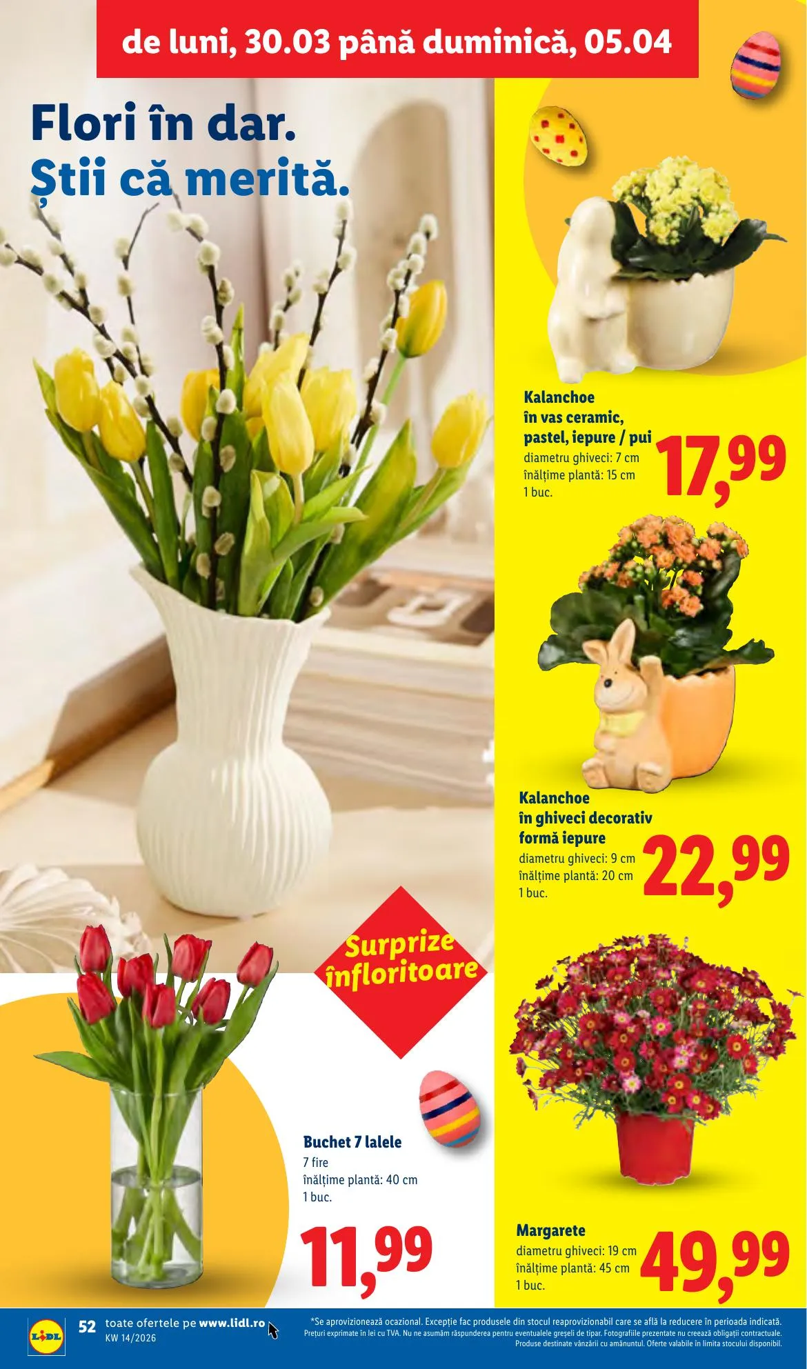 Lidl akciós újság Románia 03.30–04.05 – 52. oldal
