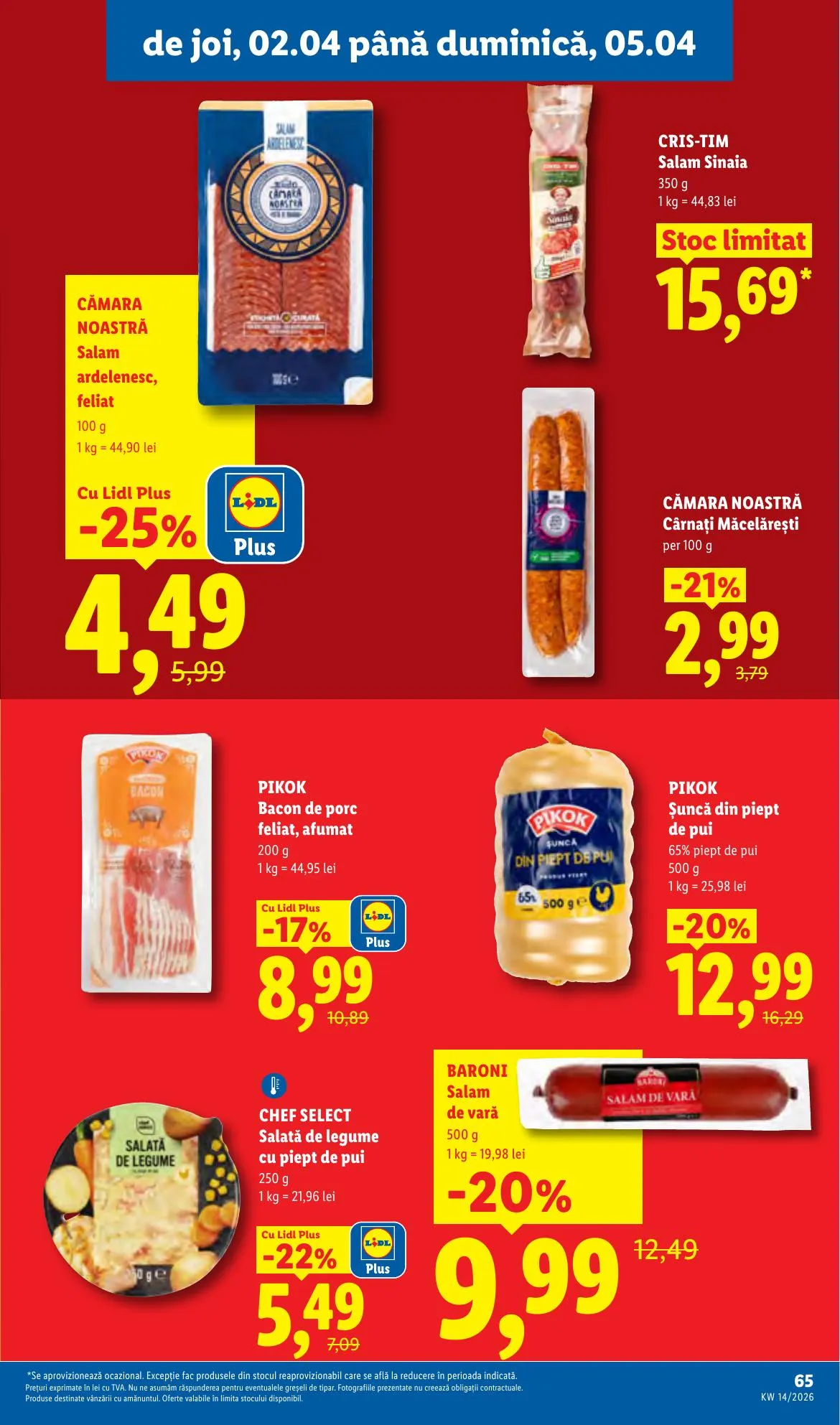 Lidl akciós újság Románia 03.30–04.05 – 65. oldal