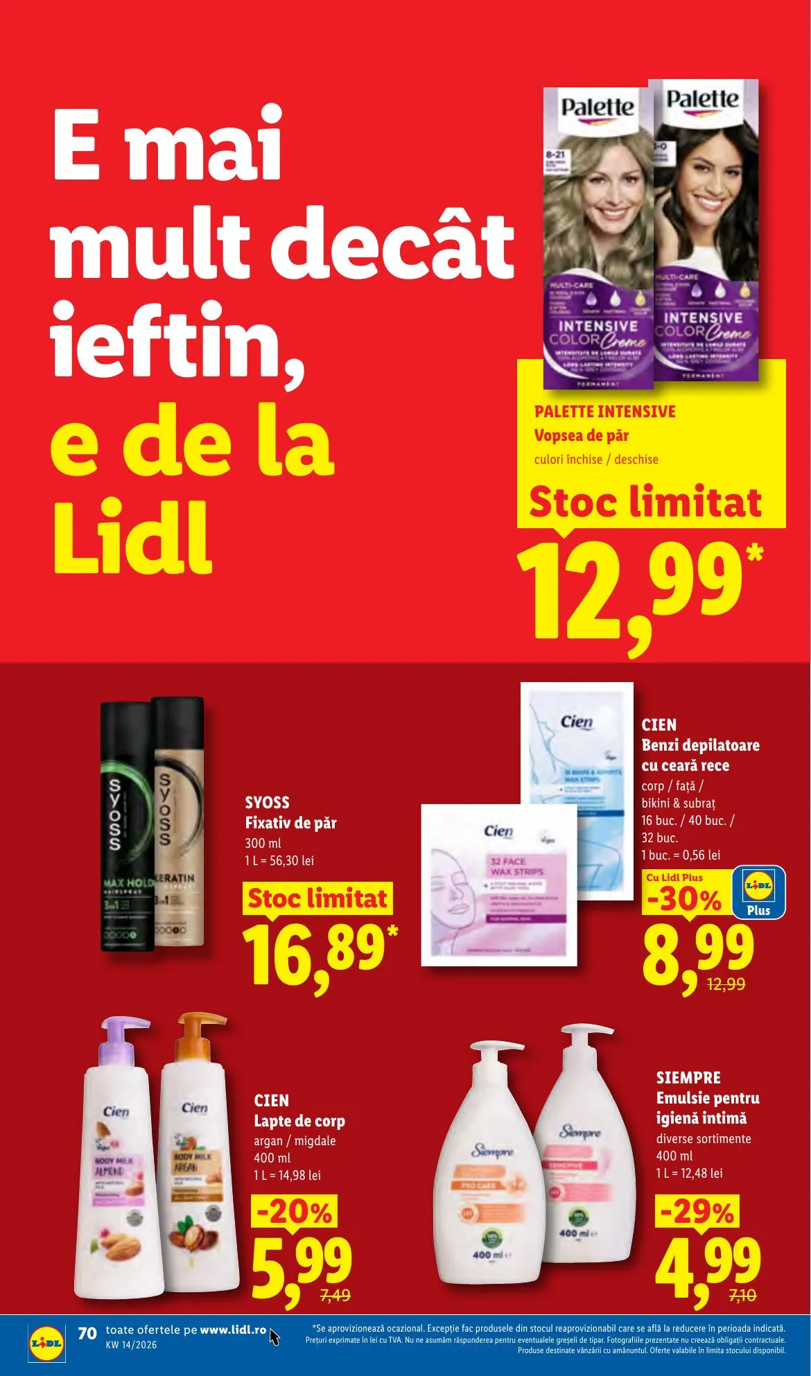 Lidl akciós újság Románia 03.30–04.05 – 70. oldal