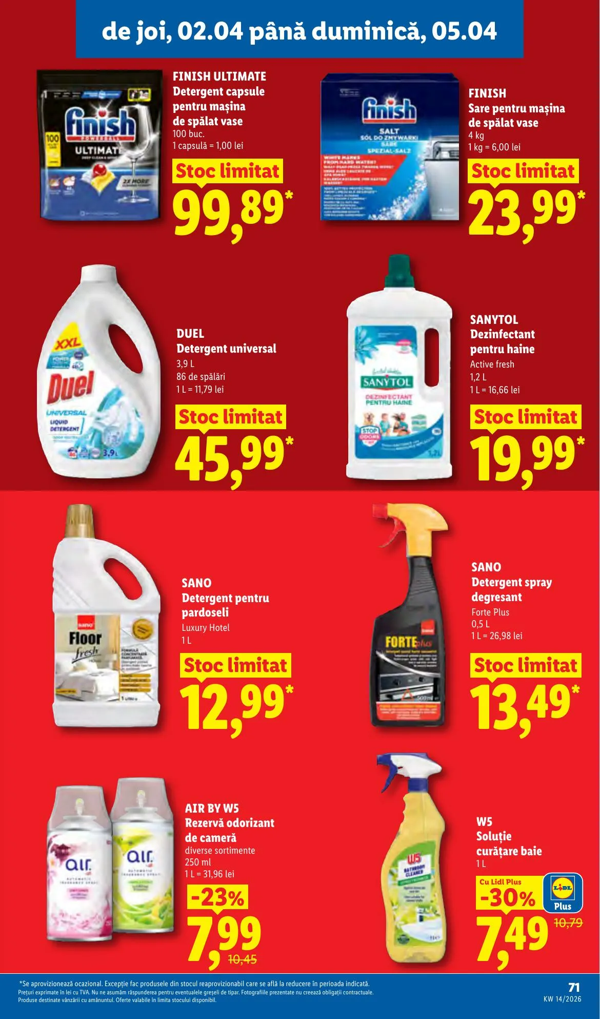 Lidl akciós újság Románia 03.30–04.05 – 71. oldal