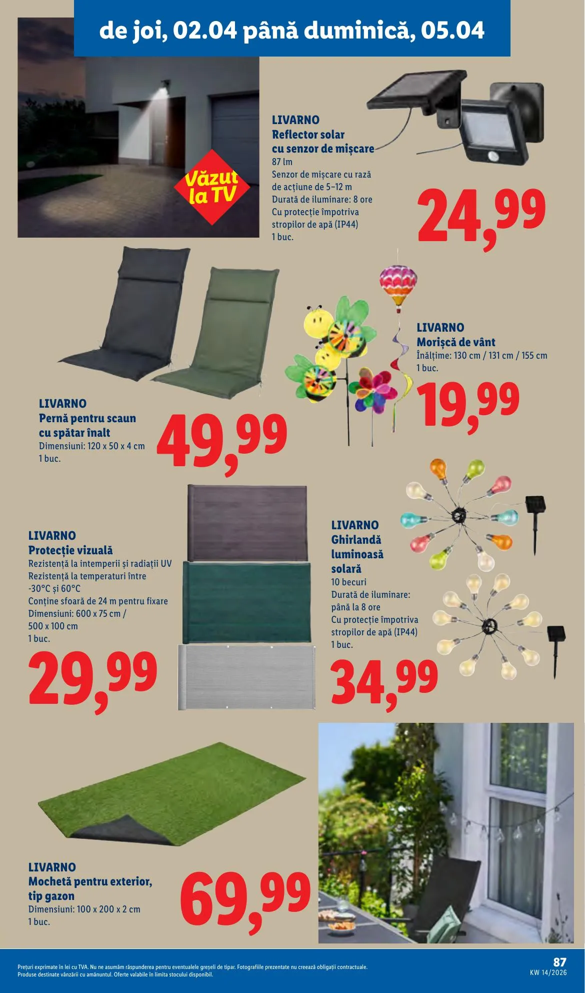 Lidl akciós újság Románia 03.30–04.05 – 87. oldal