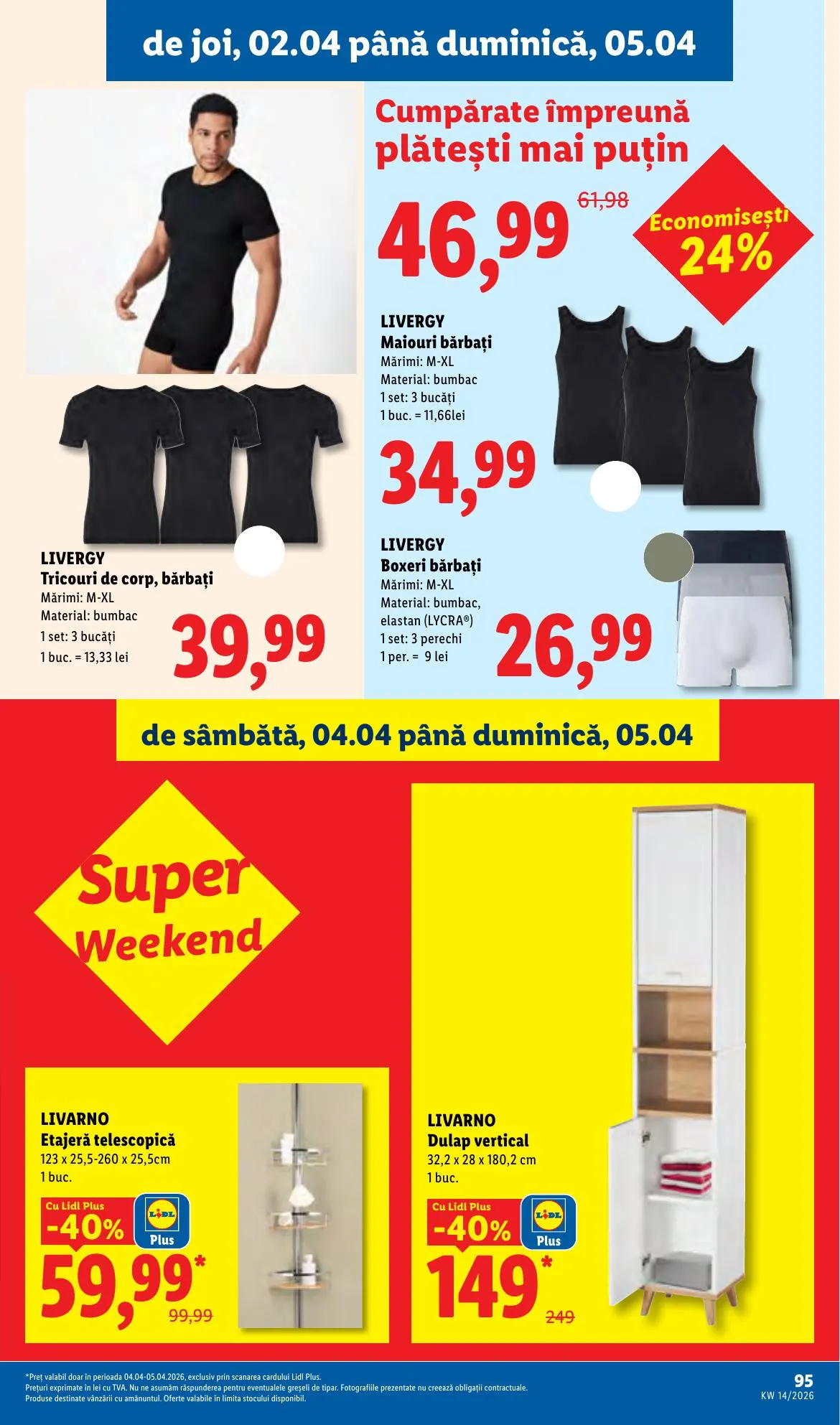 Lidl akciós újság Románia 03.30–04.05 – 95. oldal
