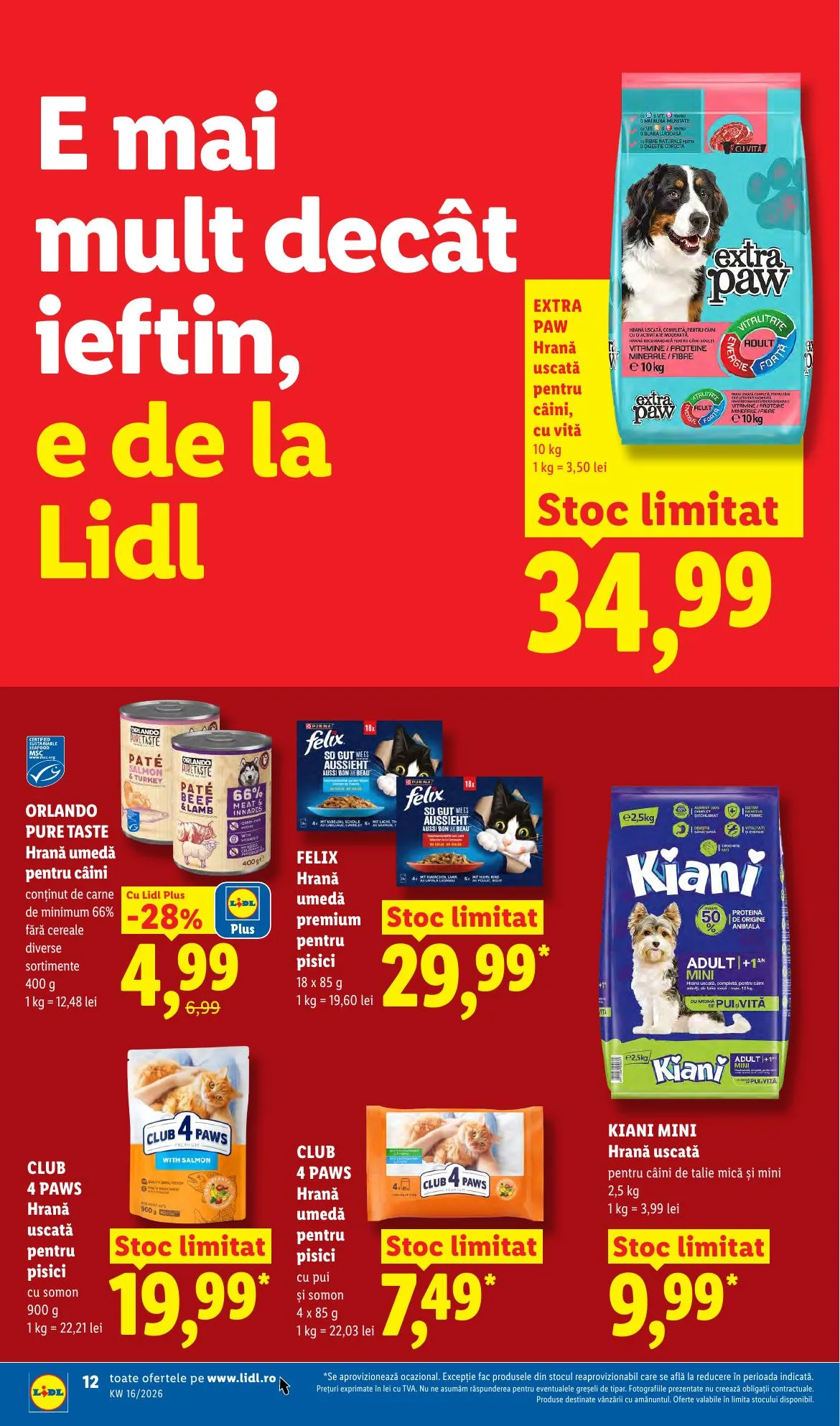 Lidl akciós újság Románia 04.14–04.19 – 12. oldal