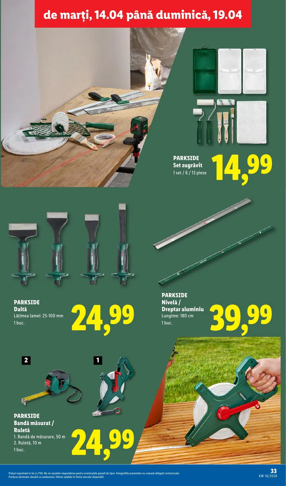 Lidl akciós újság Románia 04.14–04.19 – 33. oldal