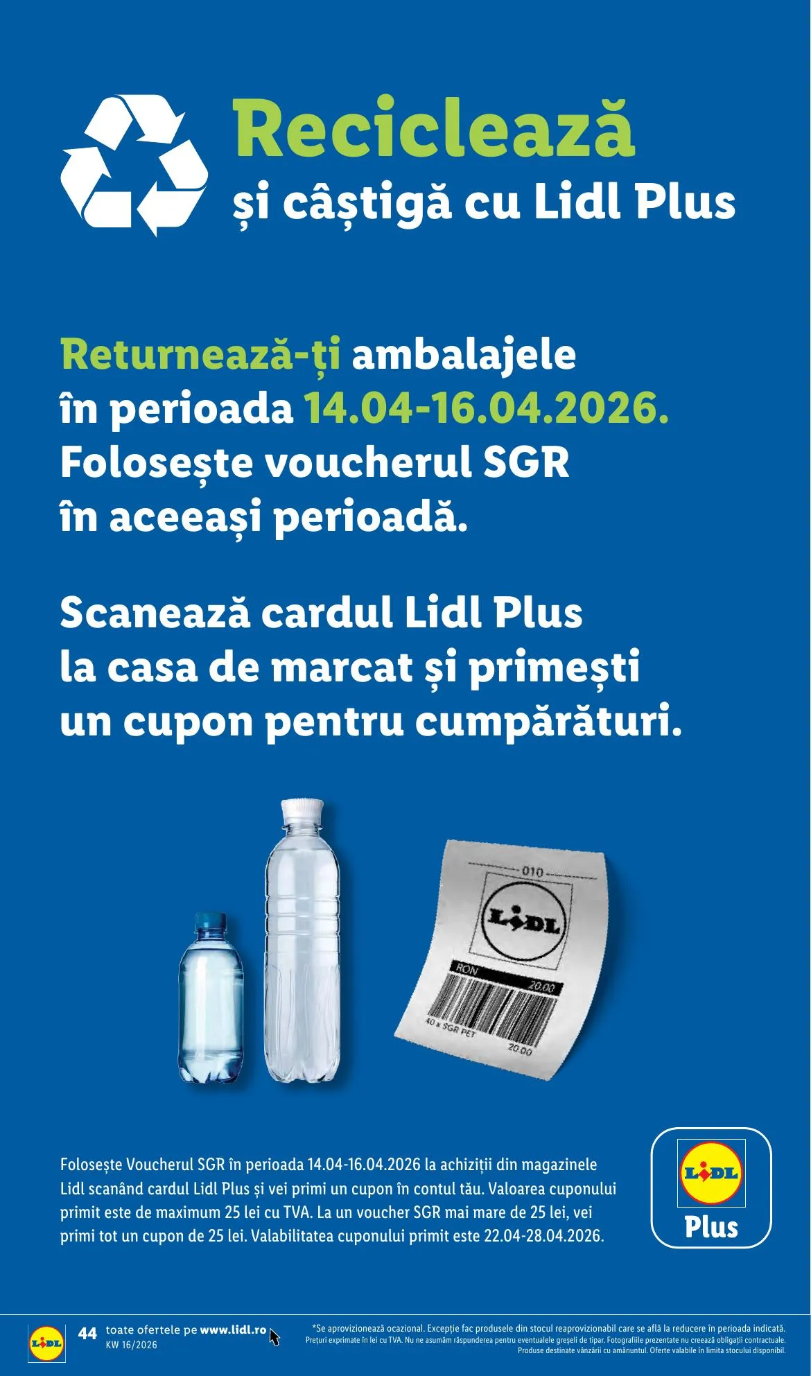 Lidl akciós újság Románia 04.14–04.19 – 44. oldal
