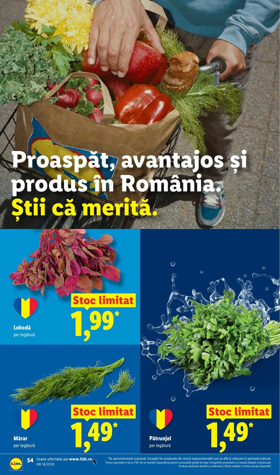 Lidl akciós újság Románia 04.14–04.19 – 54. oldal