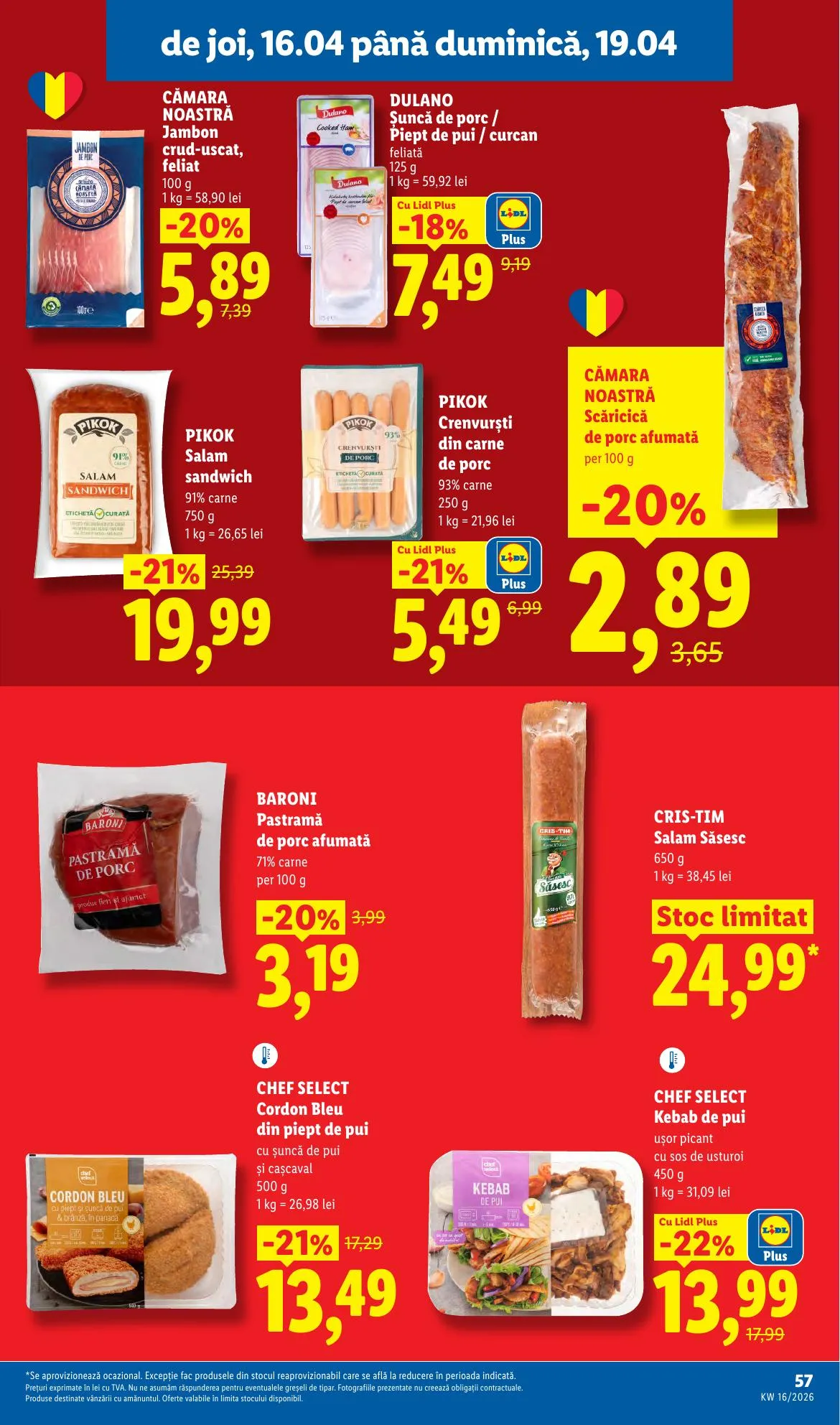 Lidl akciós újság Románia 04.14–04.19 – 57. oldal
