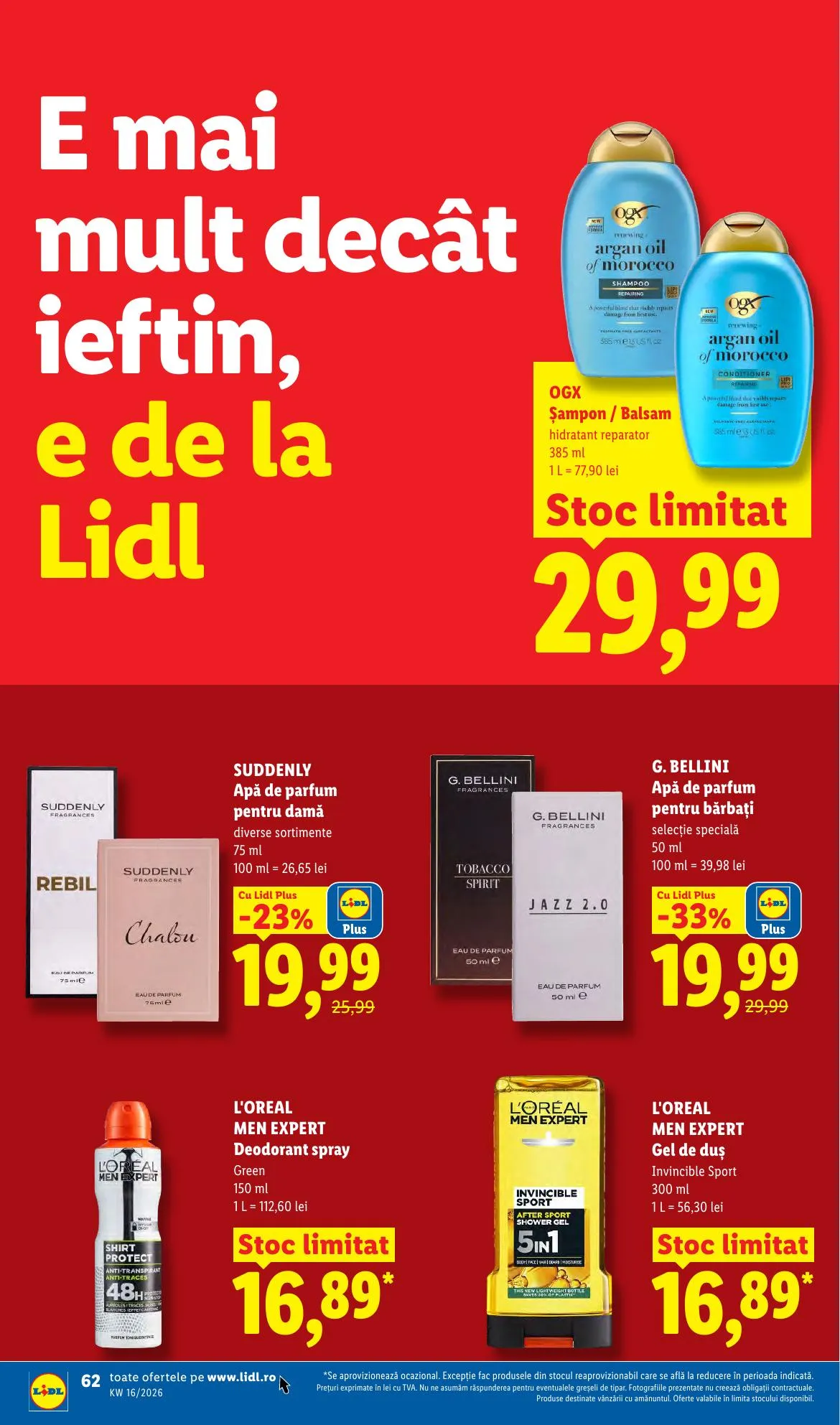 Lidl akciós újság Románia 04.14–04.19 – 62. oldal
