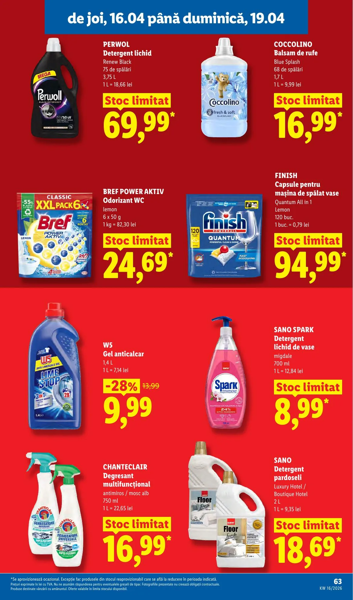 Lidl akciós újság Románia 04.14–04.19 – 63. oldal