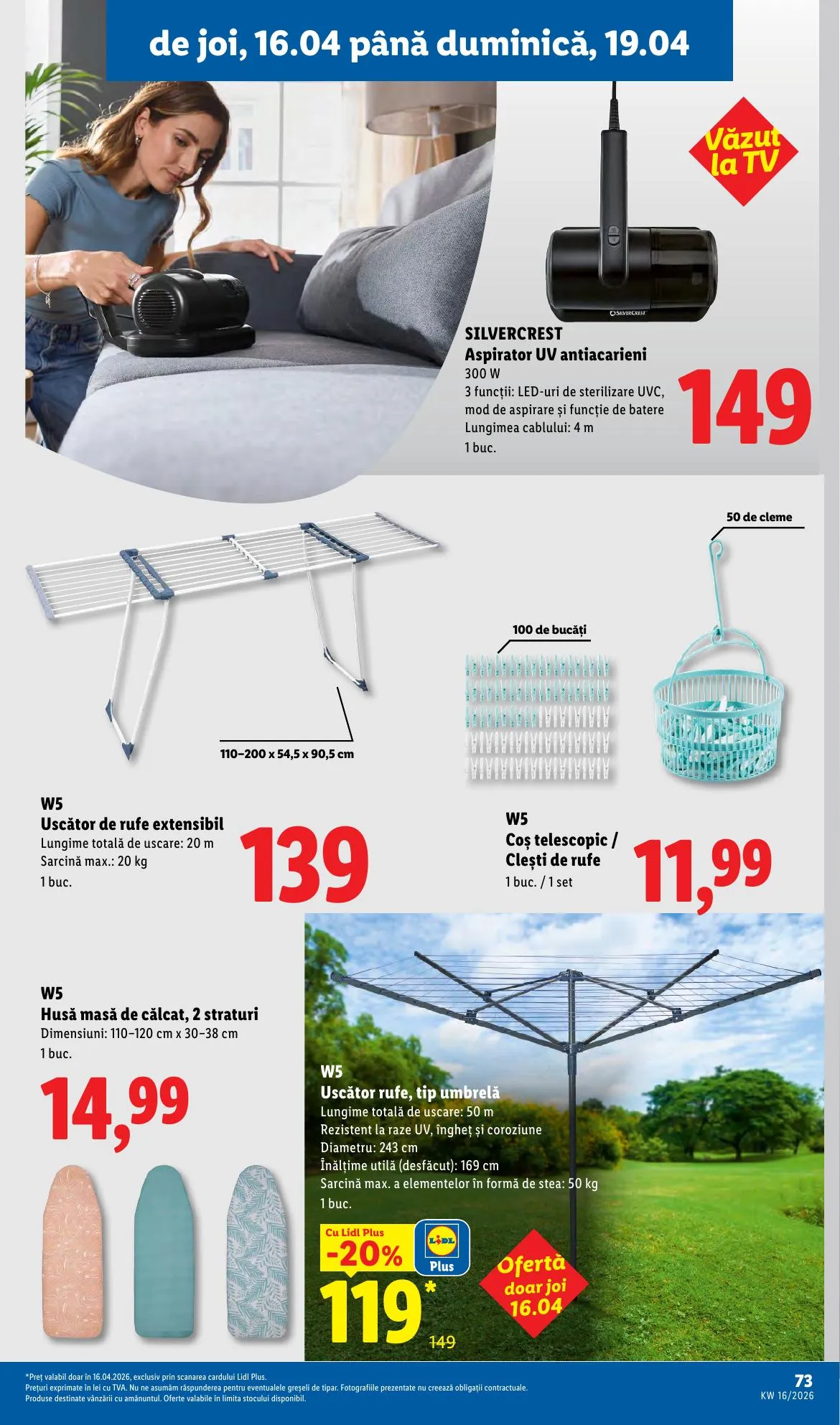 Lidl akciós újság Románia 04.14–04.19 – 73. oldal