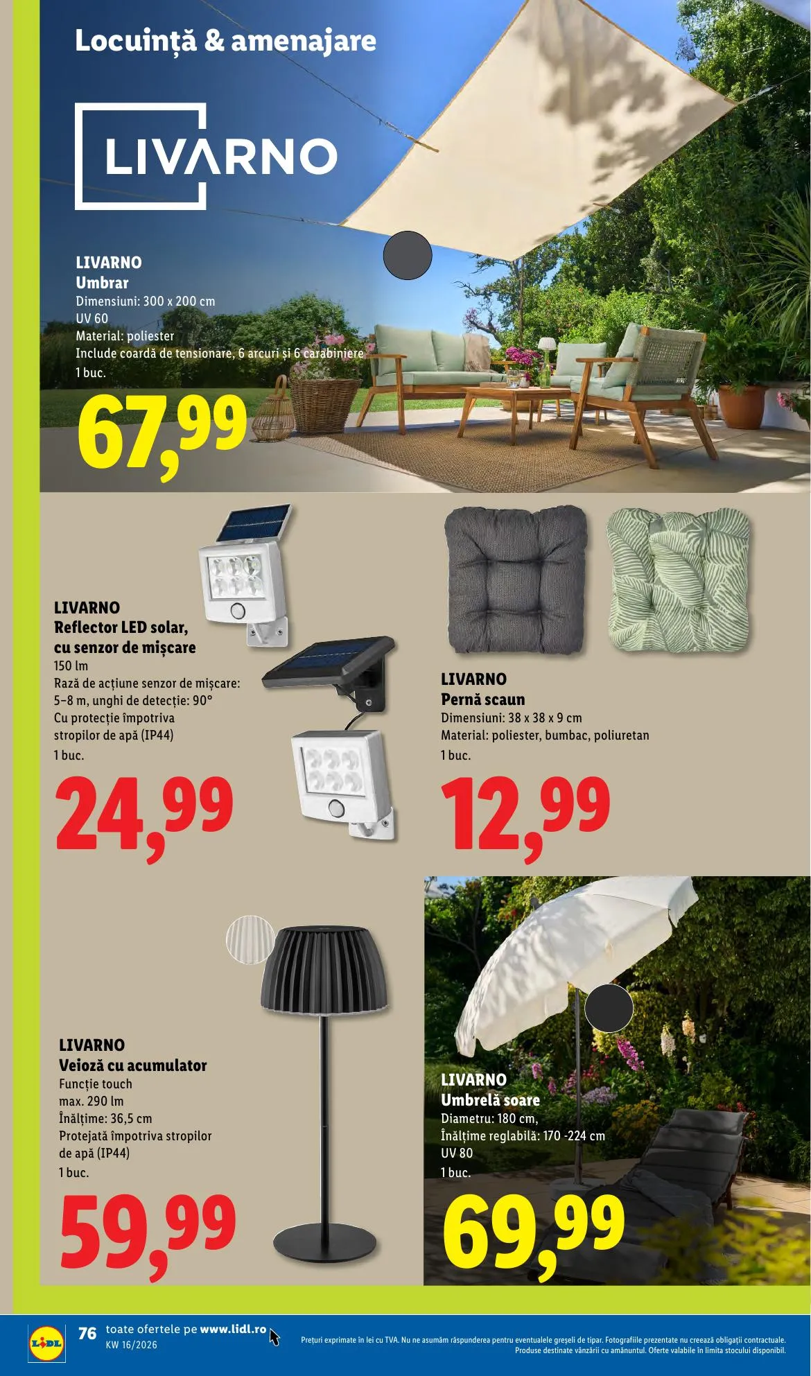 Lidl akciós újság Románia 04.14–04.19 – 76. oldal