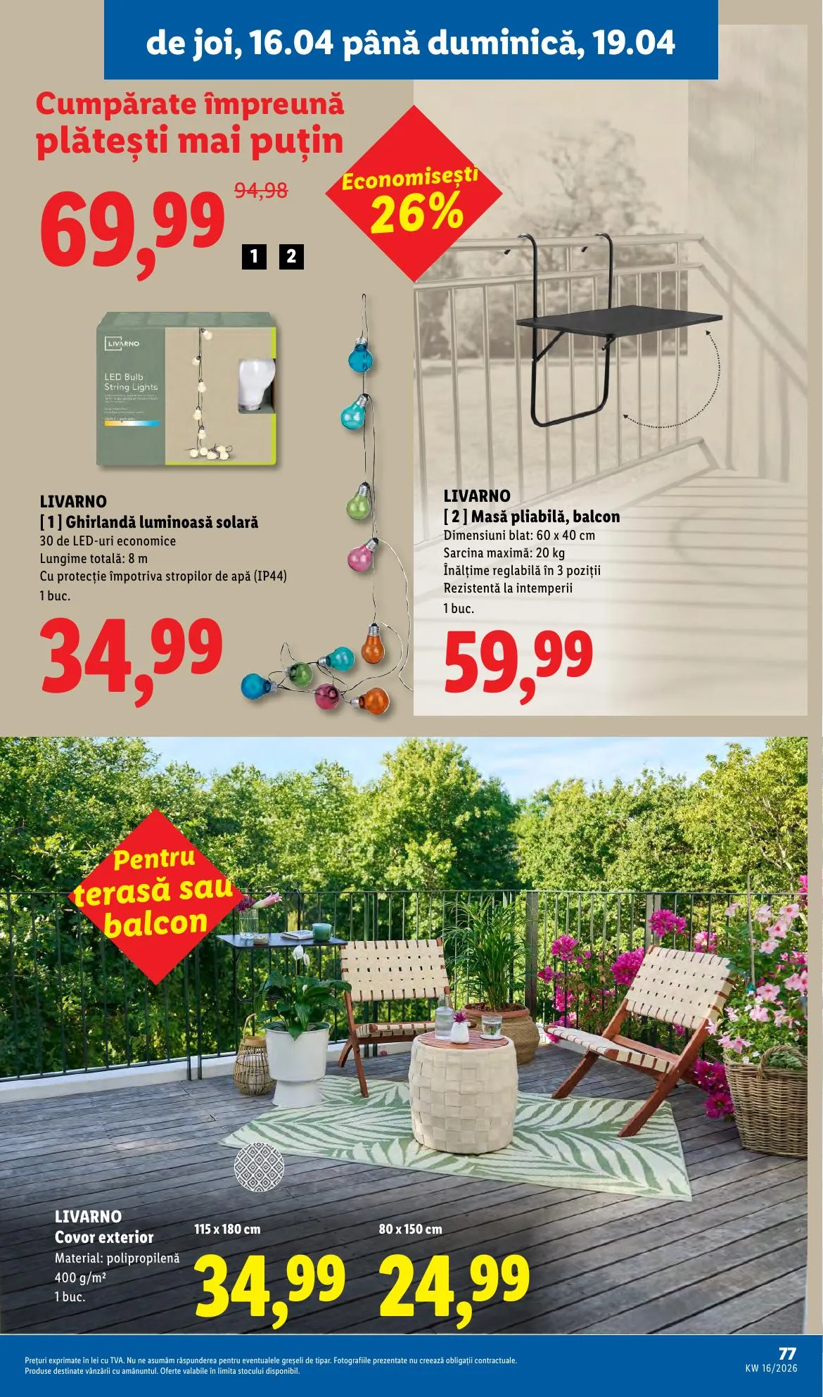 Lidl akciós újság Románia 04.14–04.19 – 77. oldal