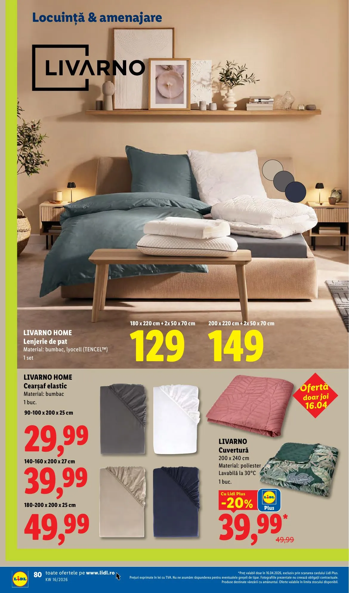 Lidl akciós újság Románia 04.14–04.19 – 80. oldal