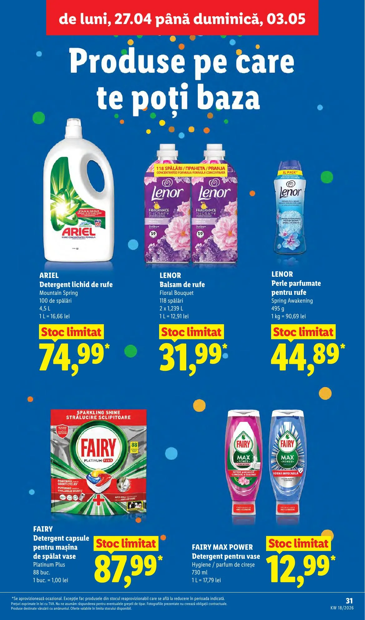 Lidl akciós újság Románia 04.27–05.03 – 31. oldal