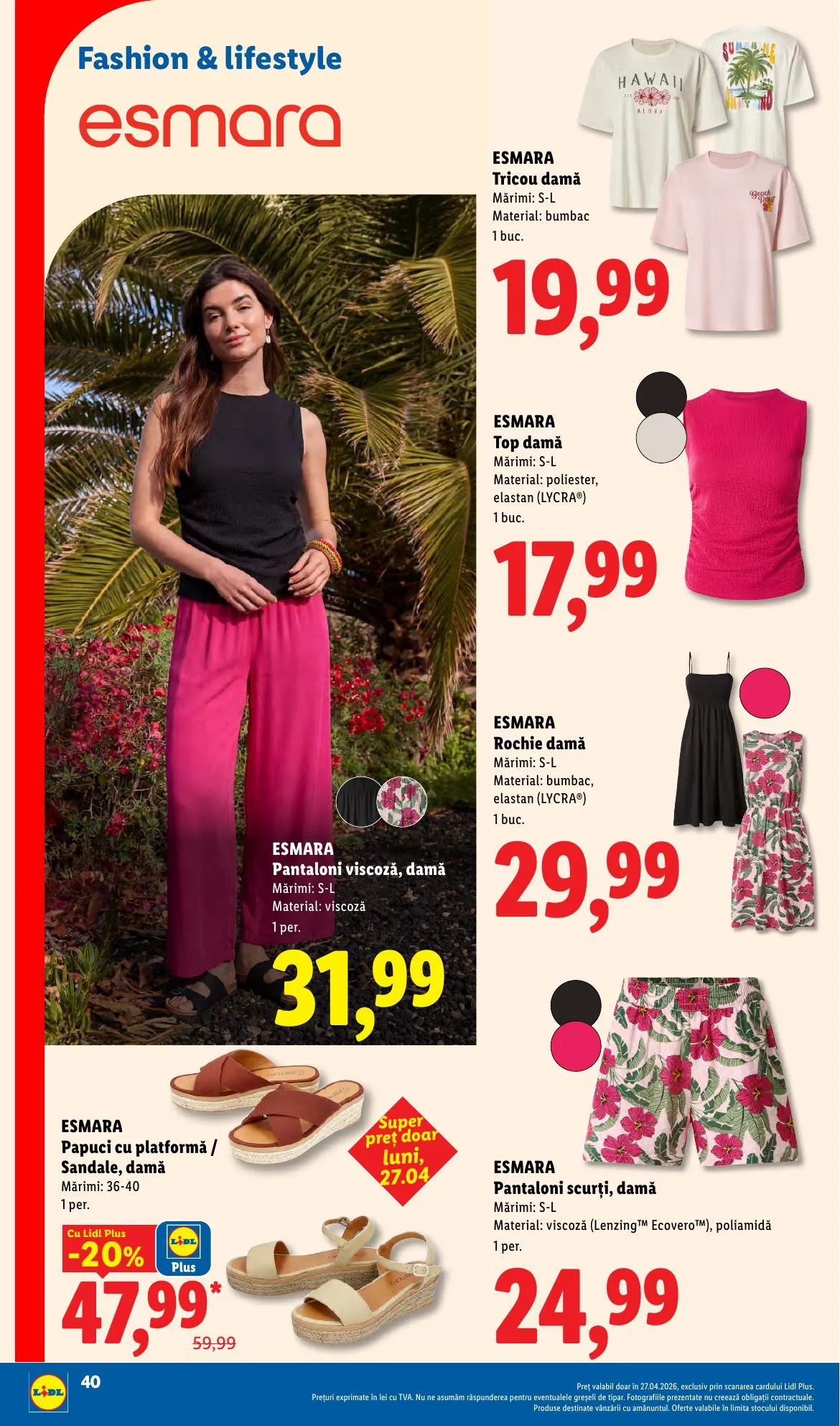 Lidl akciós újság Románia 04.27–05.03 – 40. oldal