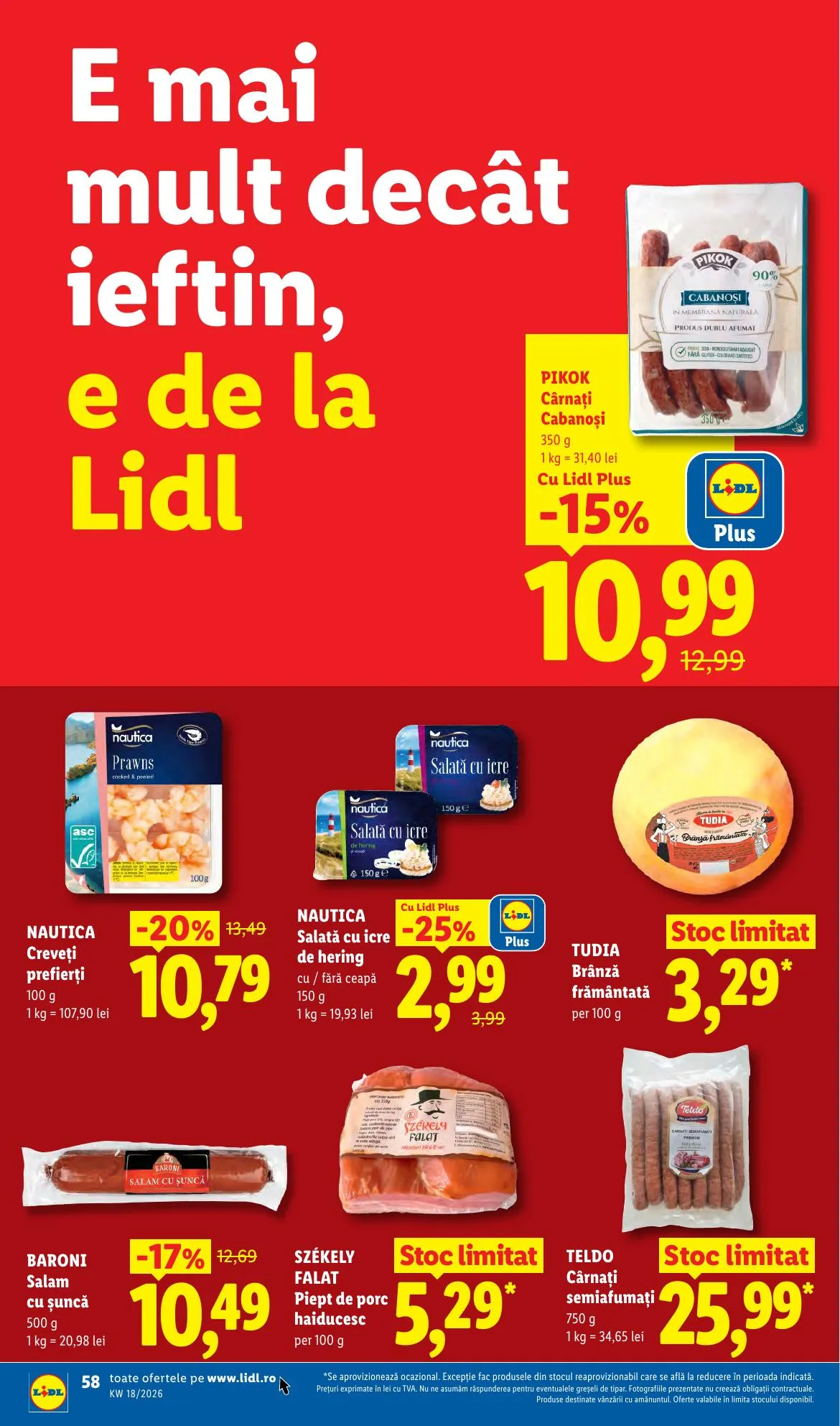 Lidl akciós újság Románia 04.27–05.03 – 58. oldal