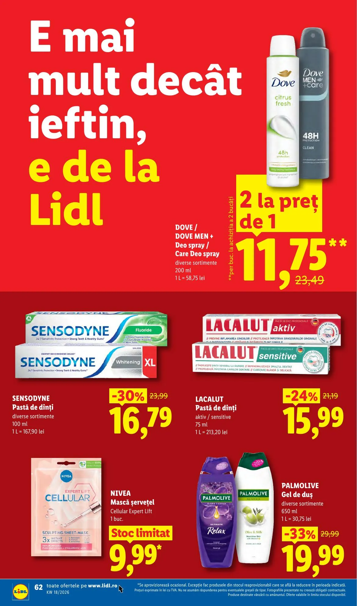 Lidl akciós újság Románia 04.27–05.03 – 62. oldal