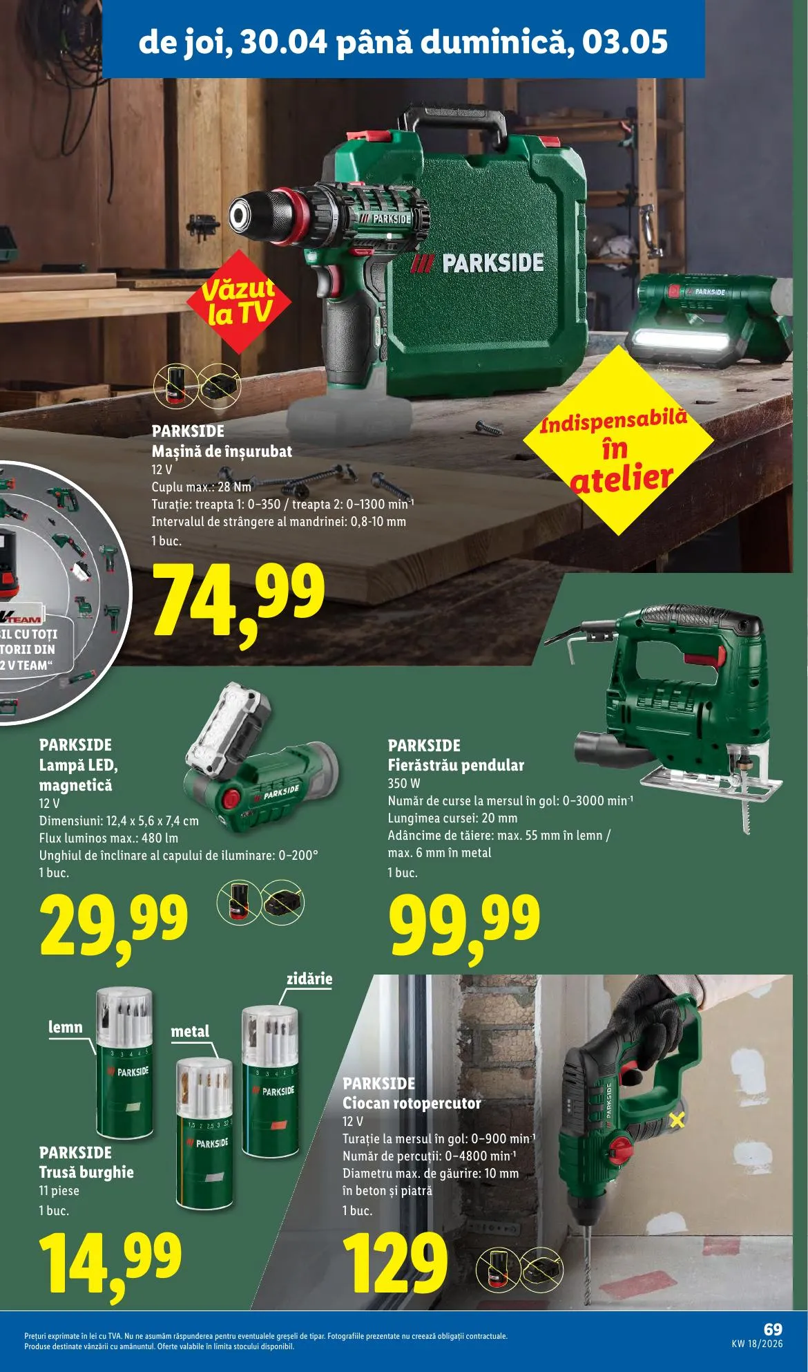 Lidl akciós újság Románia 04.27–05.03 – 69. oldal