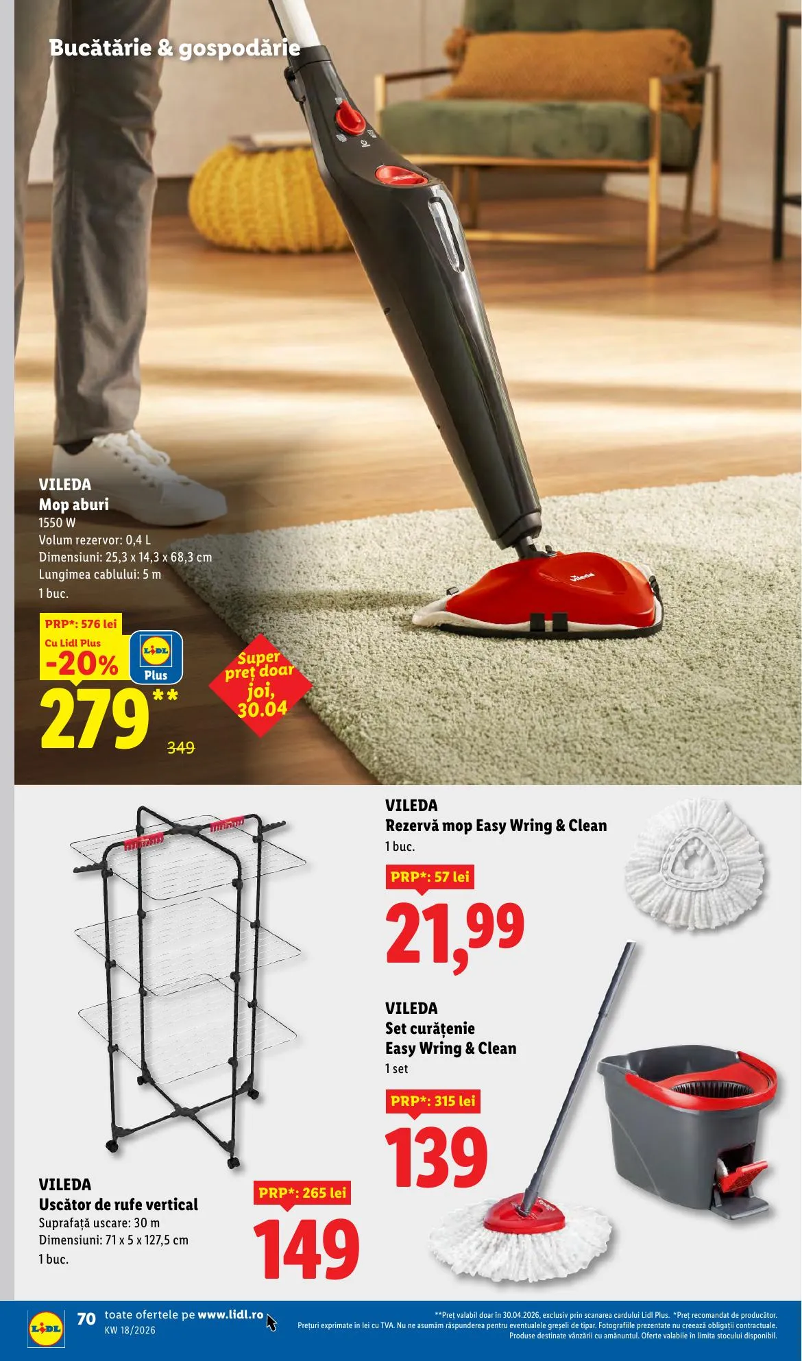 Lidl akciós újság Románia 04.27–05.03 – 70. oldal