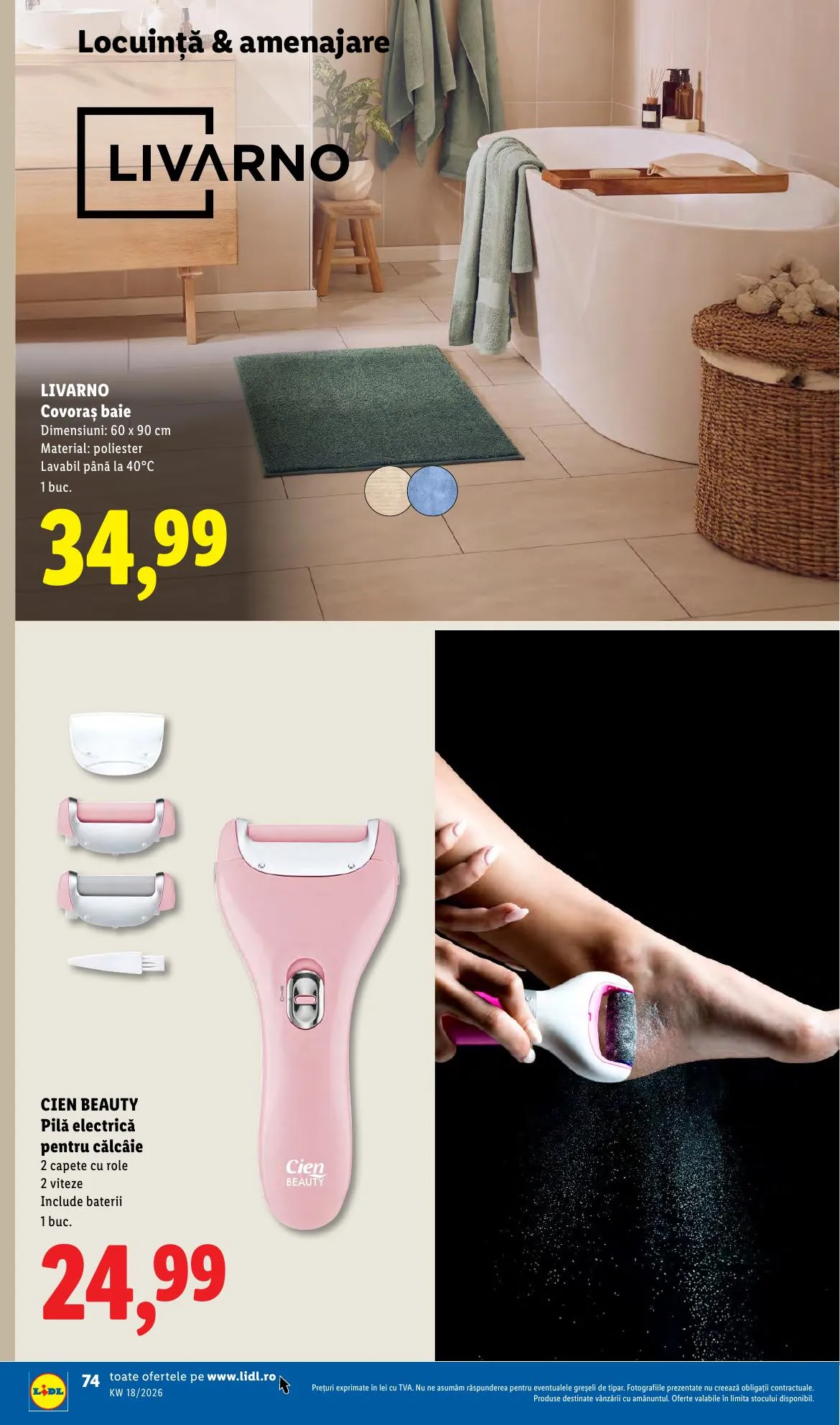 Lidl akciós újság Románia 04.27–05.03 – 74. oldal