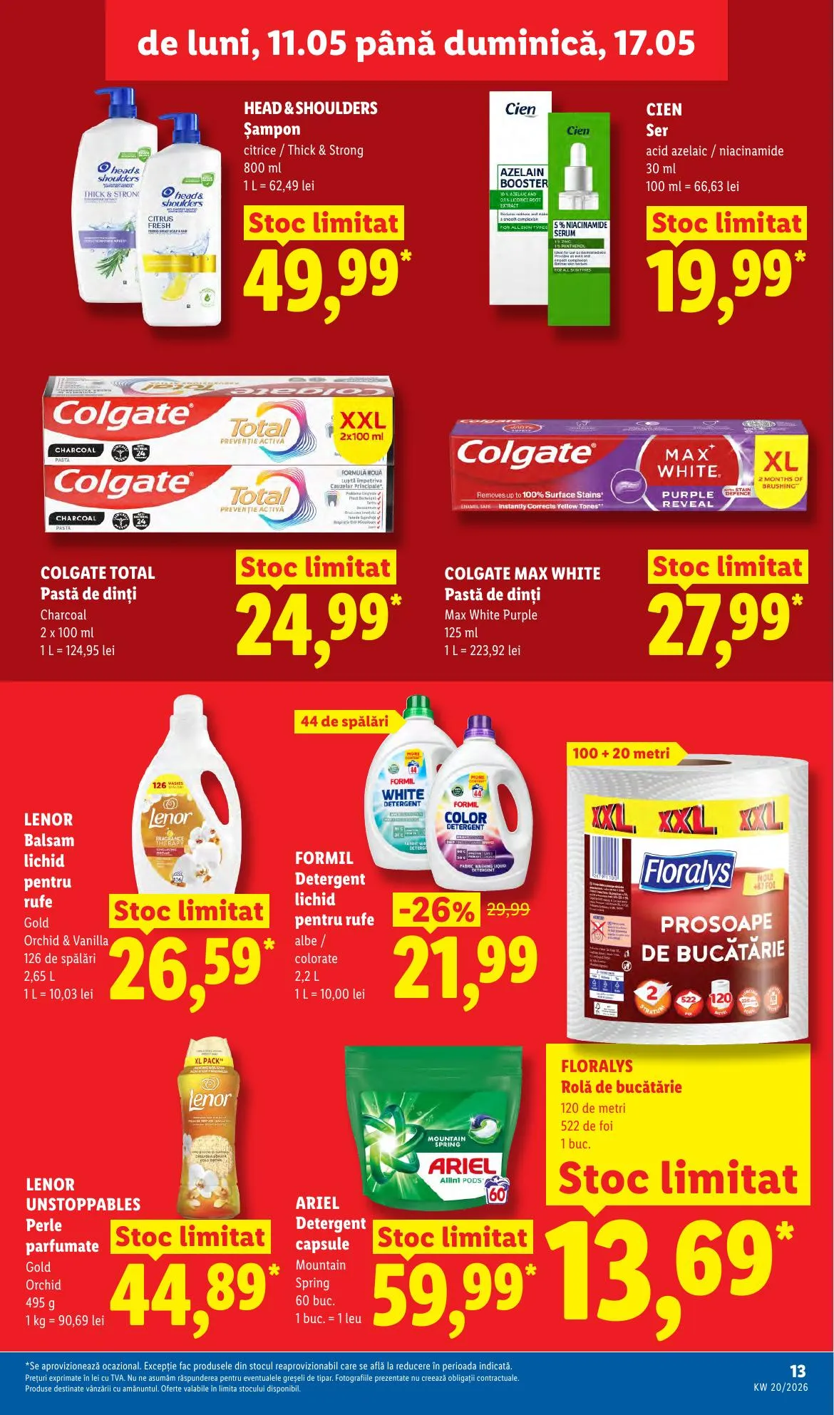 Lidl akciós újság Románia 05.11–05.17 – 13. oldal