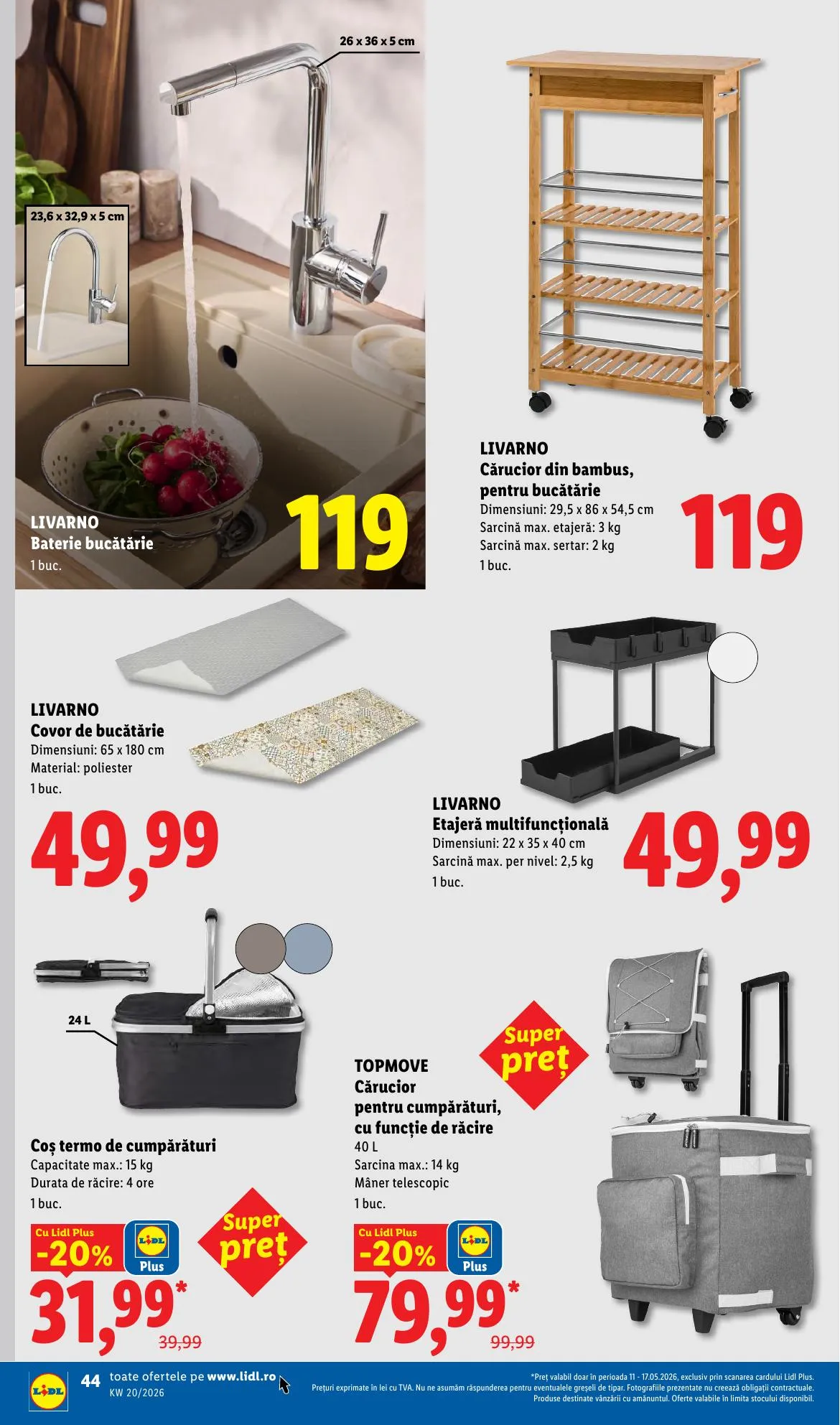 Lidl akciós újság Románia 05.11–05.17 – 44. oldal