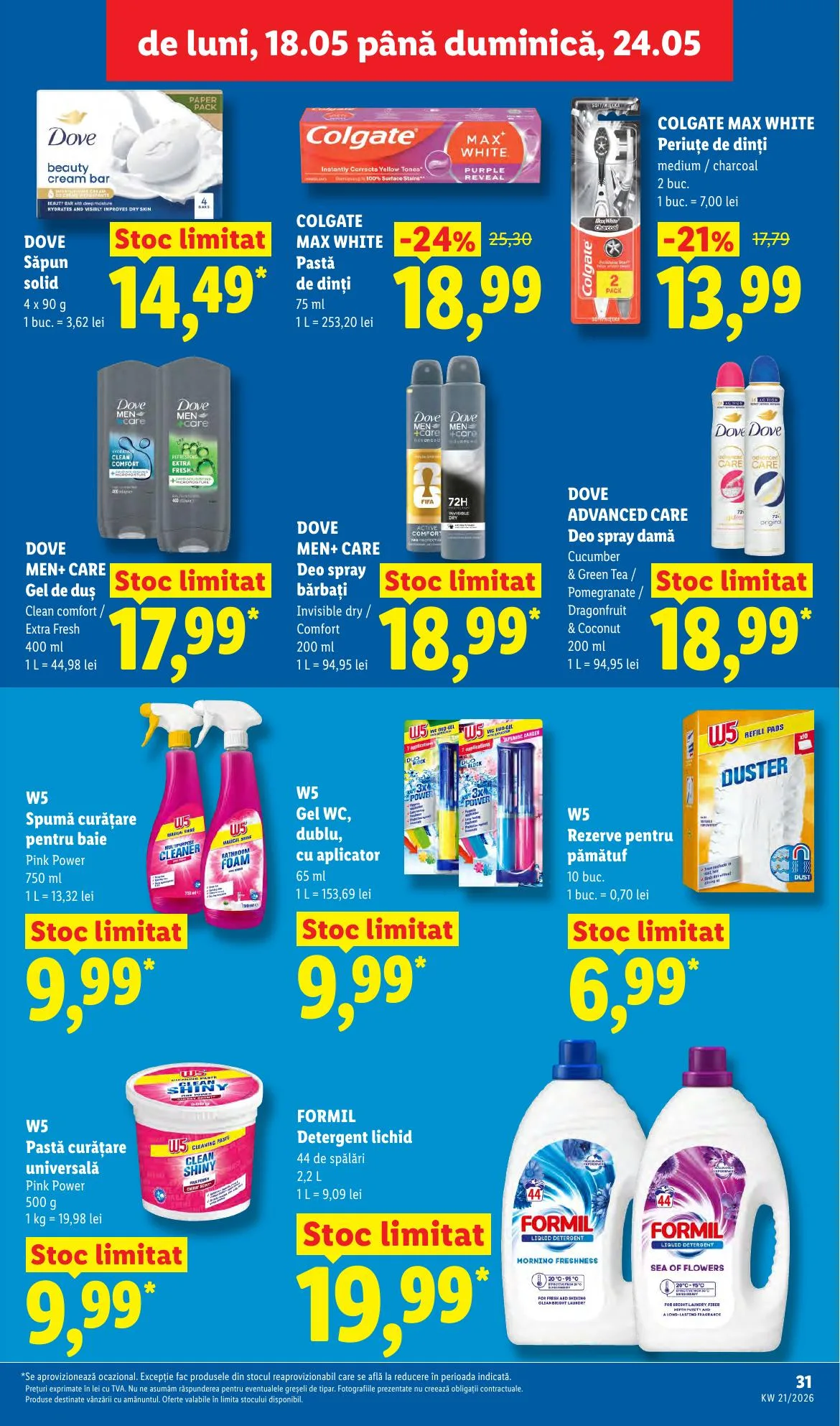 Lidl akciós újság Románia 05.18–05.24 – 31. oldal