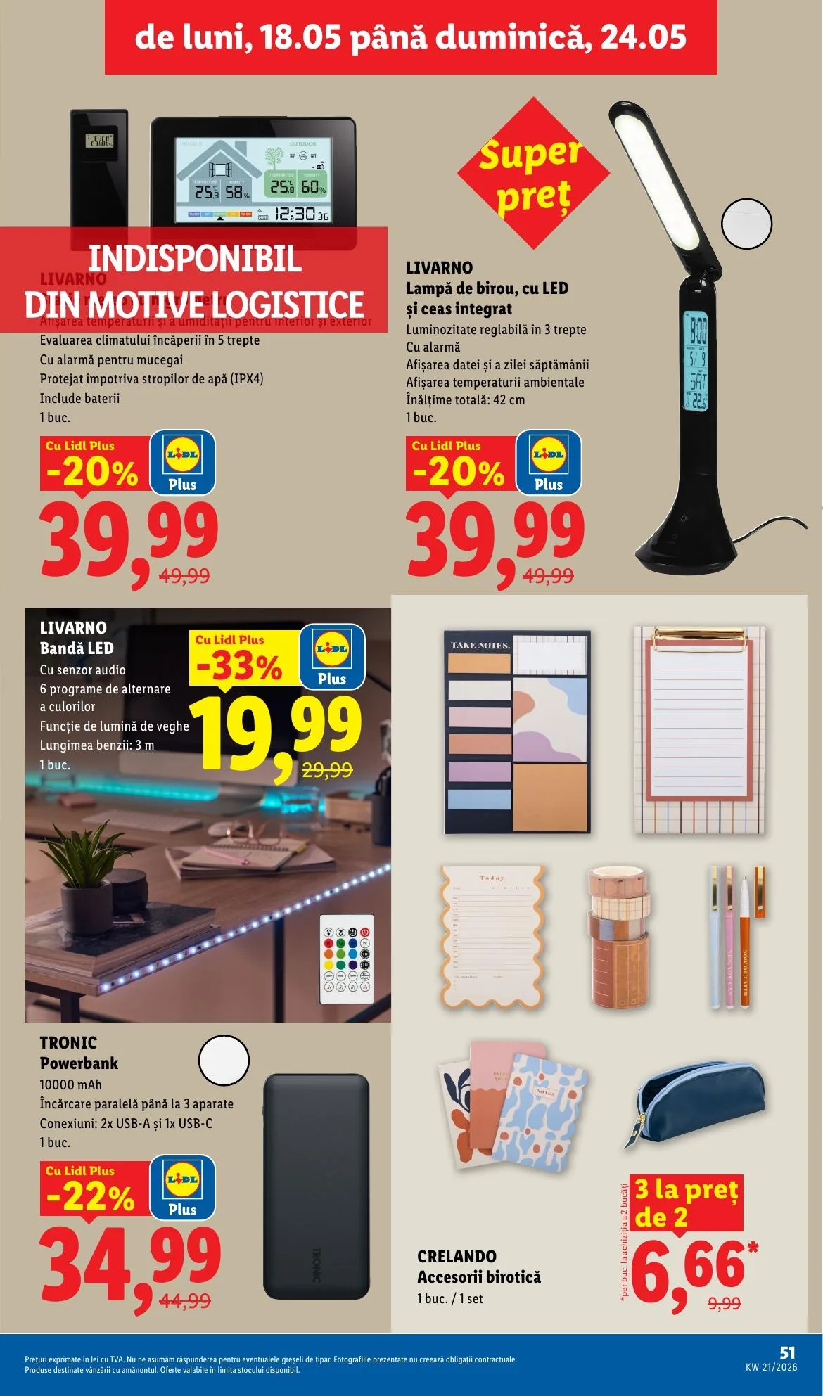 Lidl akciós újság Románia 05.18–05.24 – 51. oldal