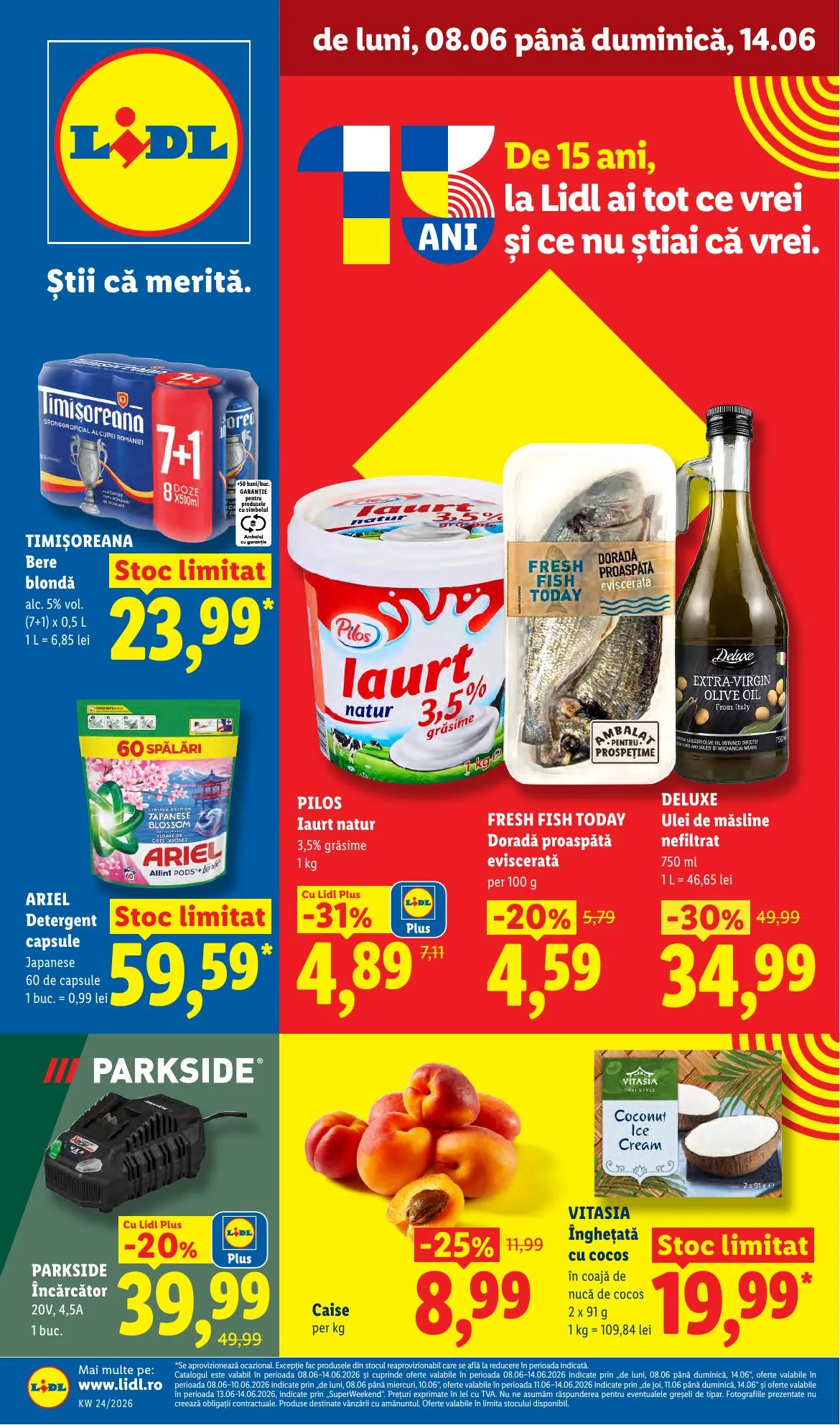 Lidl akciós újság Románia 06.08–06.14