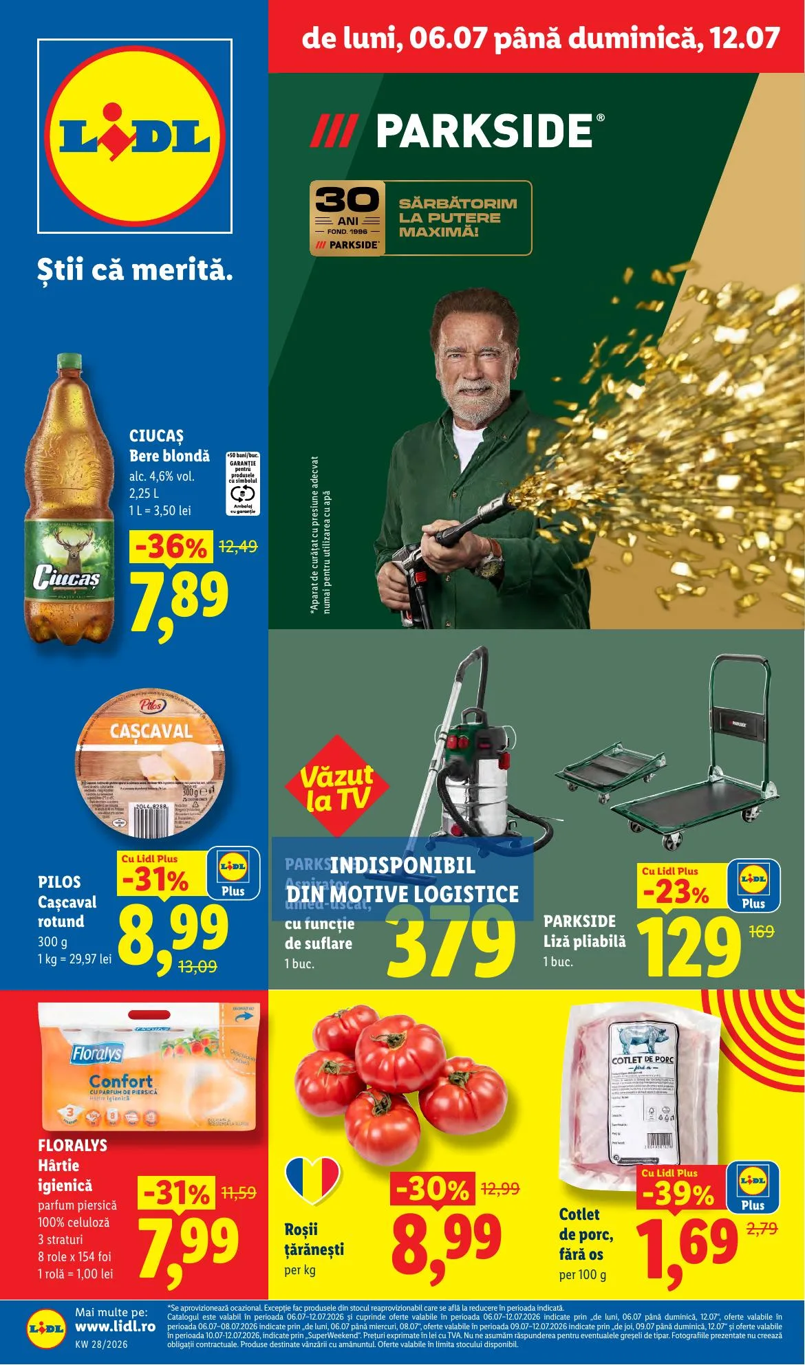 Lidl akciós újság Románia 07.06–07.12