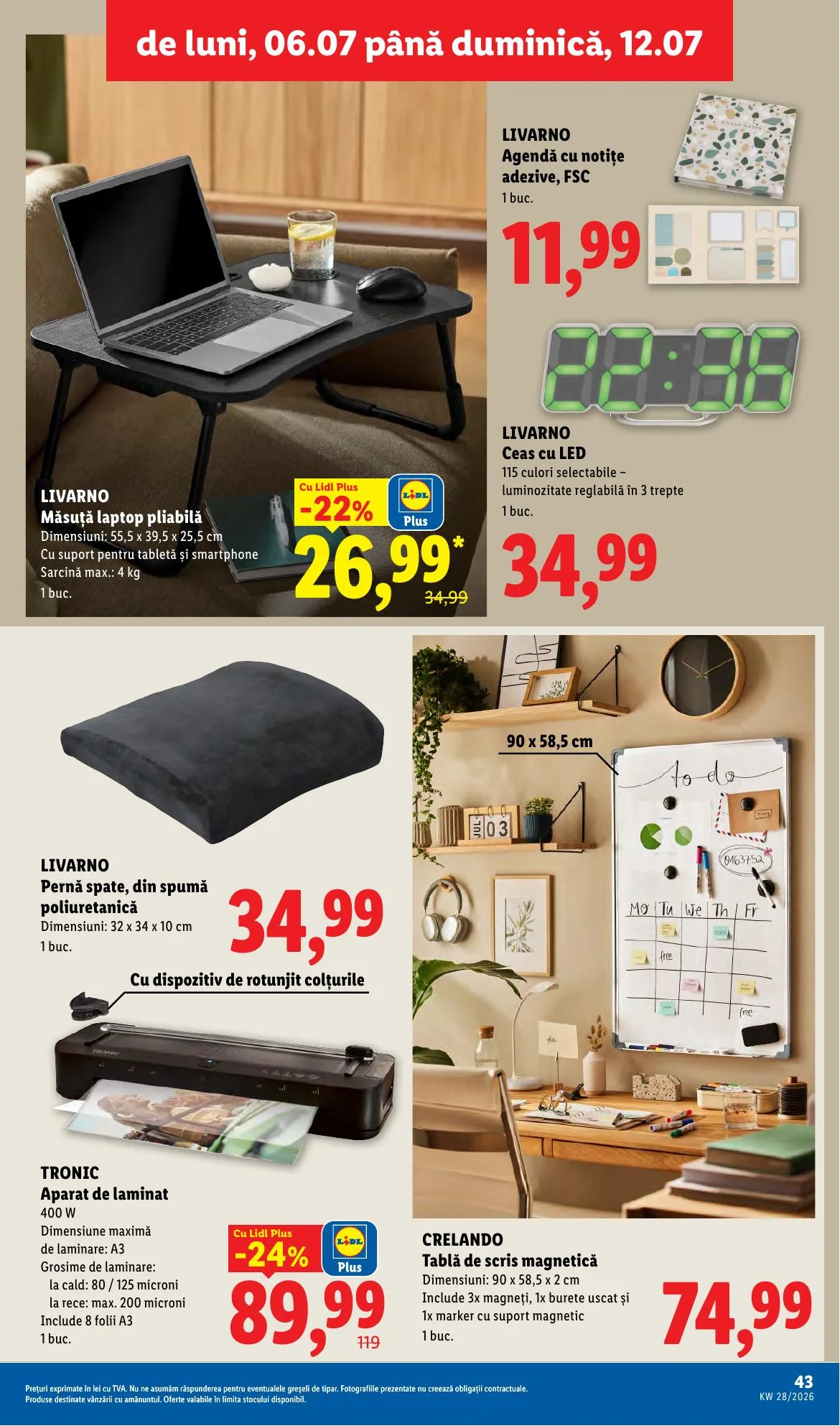 Lidl akciós újság Románia 07.06–07.12 – 43. oldal