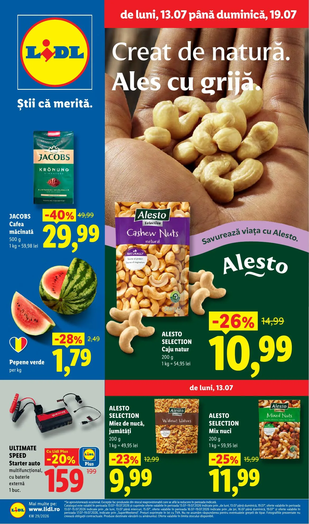 Lidl akciós újság Románia 07.13–07.19