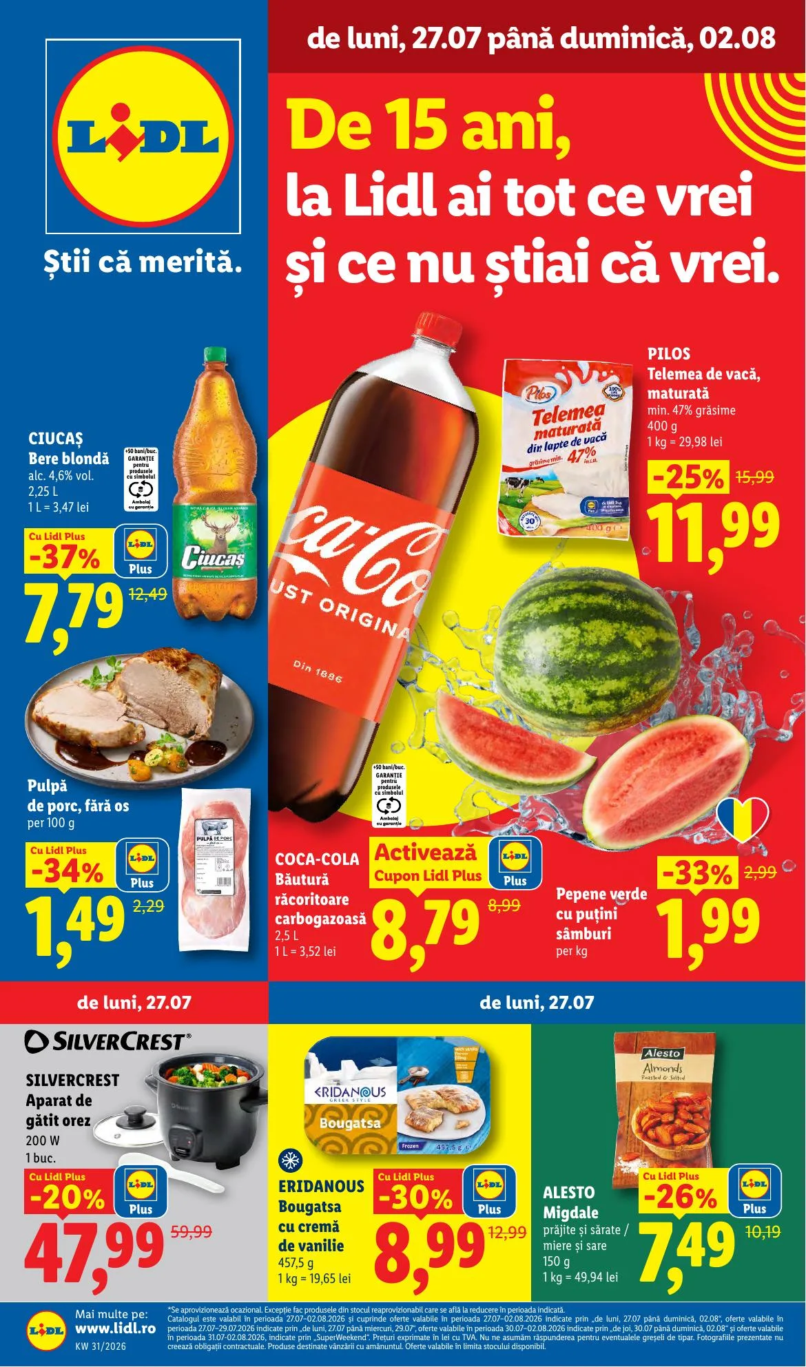Lidl akciós újság Románia 07.27–08.02