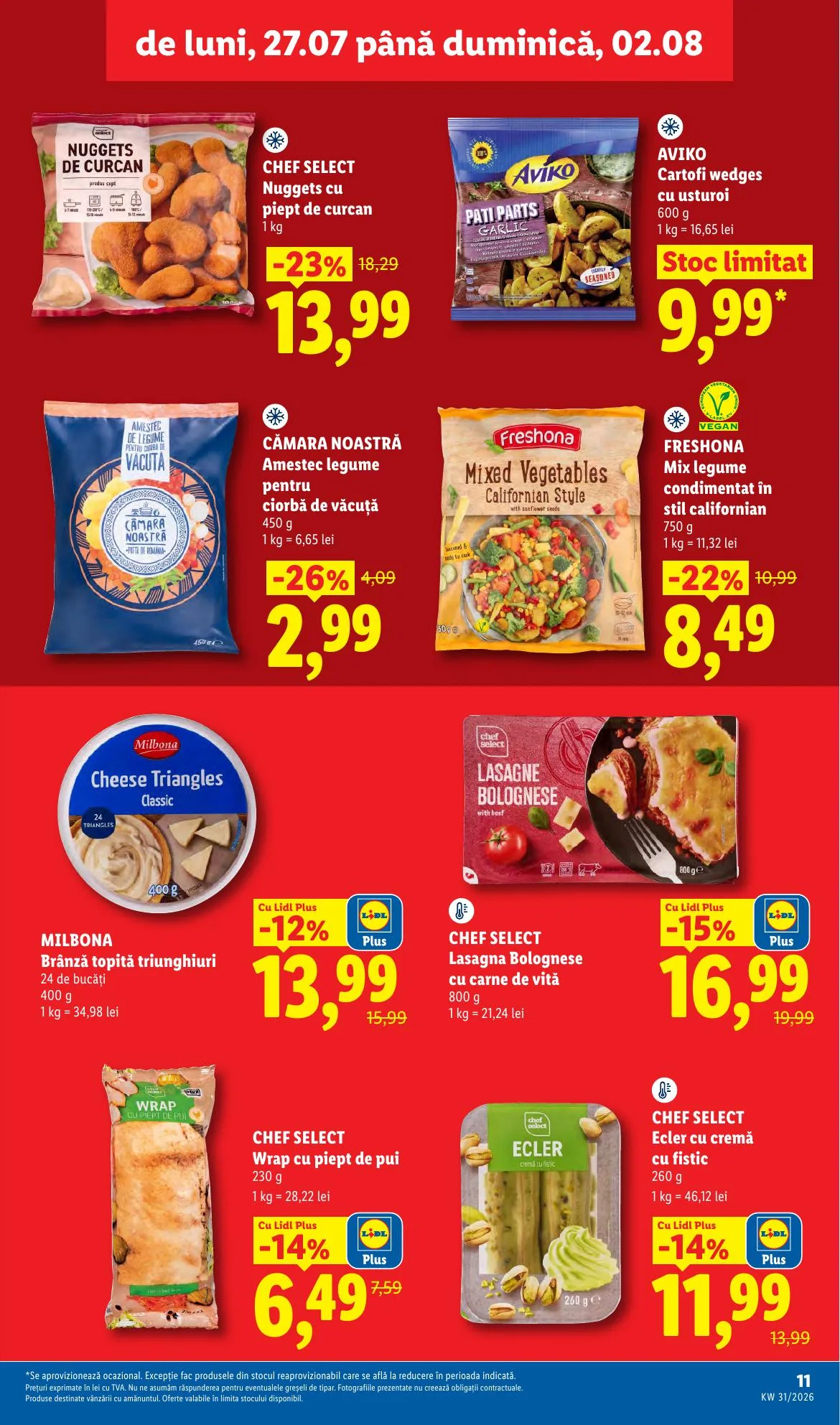 Lidl akciós újság Románia 07.27–08.02 – 11. oldal