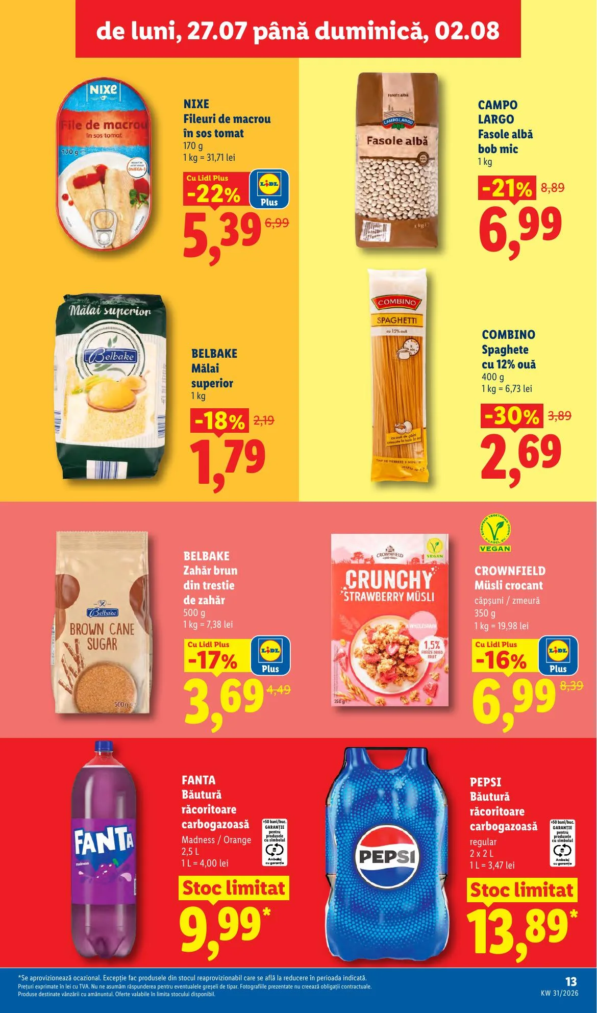 Lidl akciós újság Románia 07.27–08.02 – 13. oldal