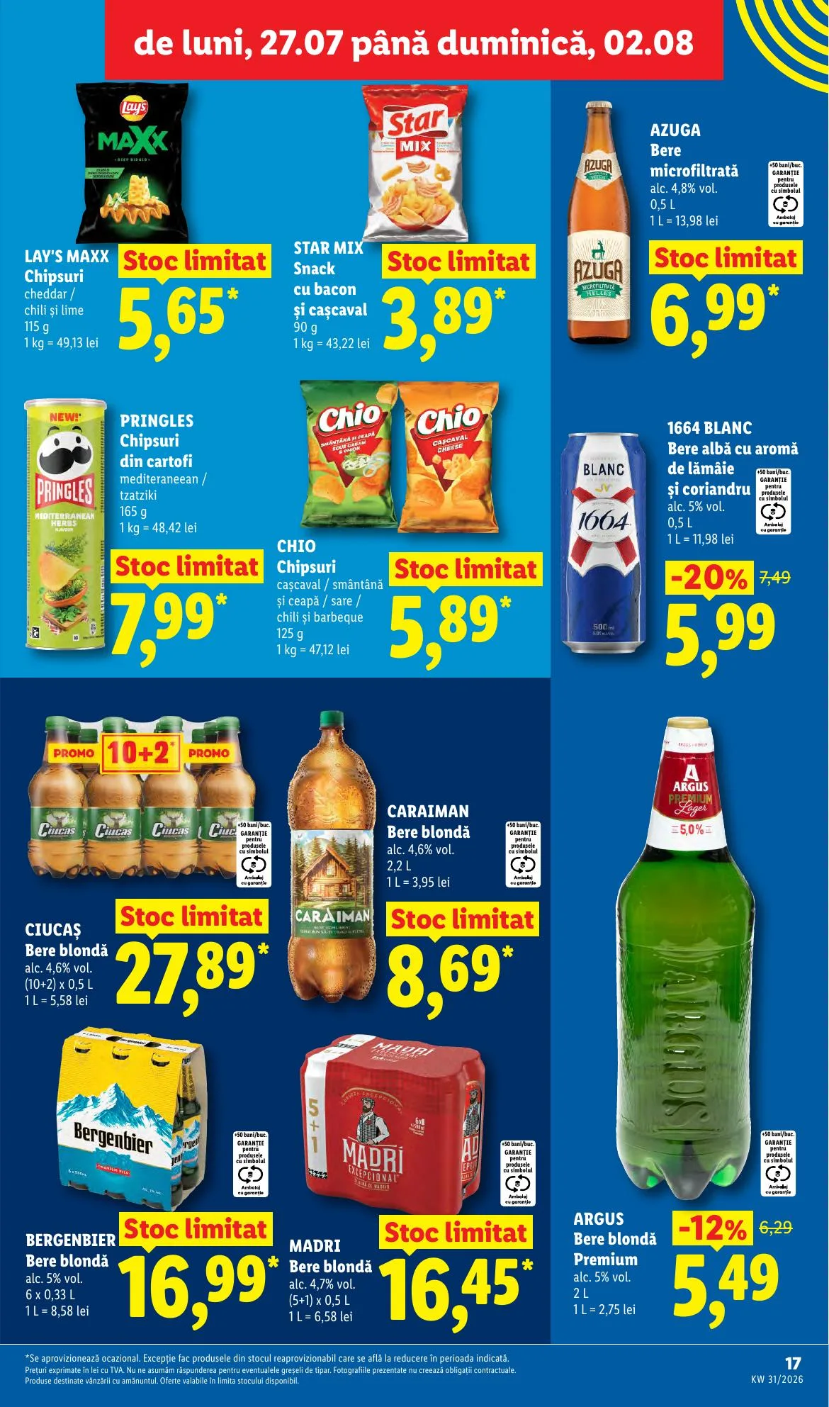 Lidl akciós újság Románia 07.27–08.02 – 17. oldal