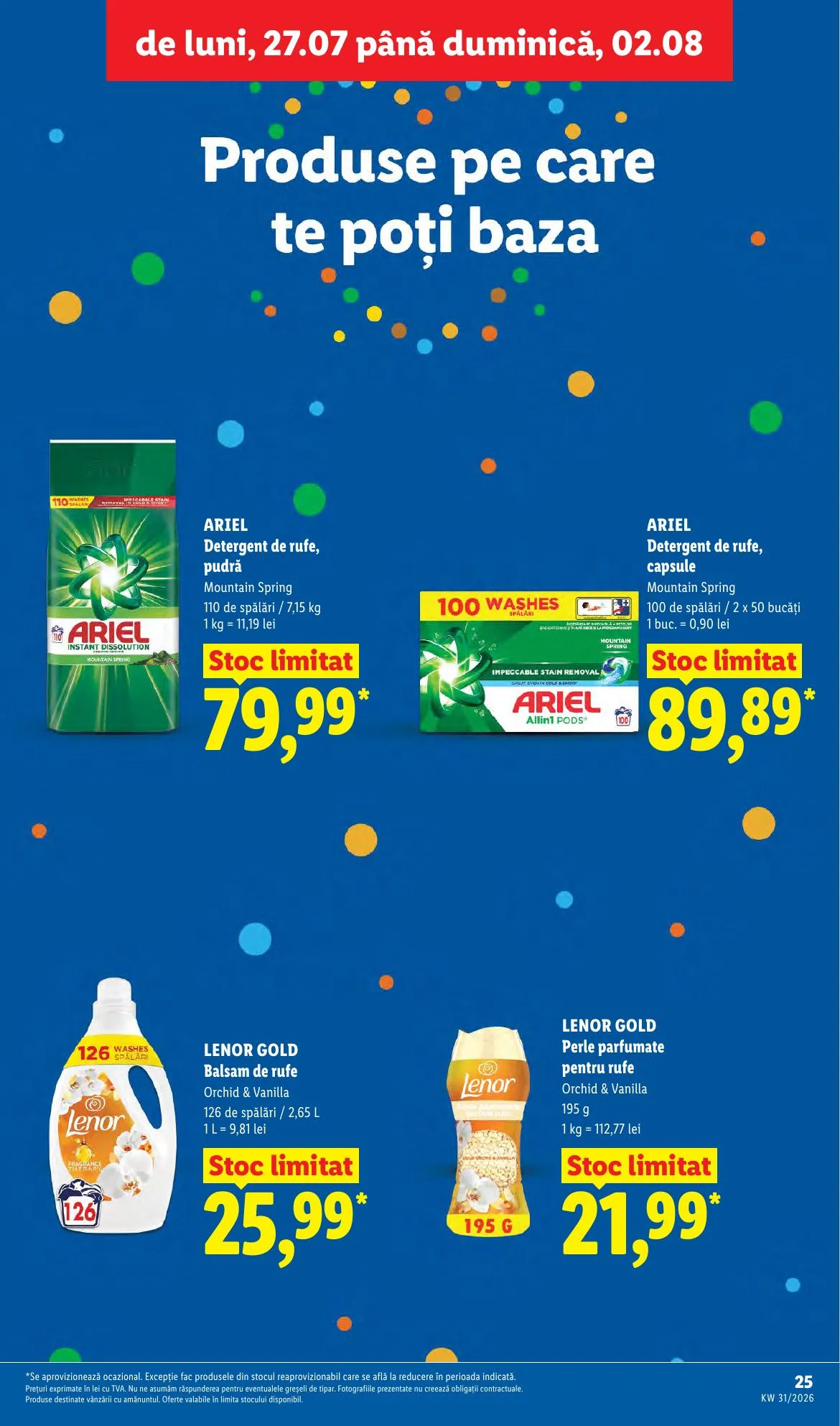 Lidl akciós újság Románia 07.27–08.02 – 25. oldal