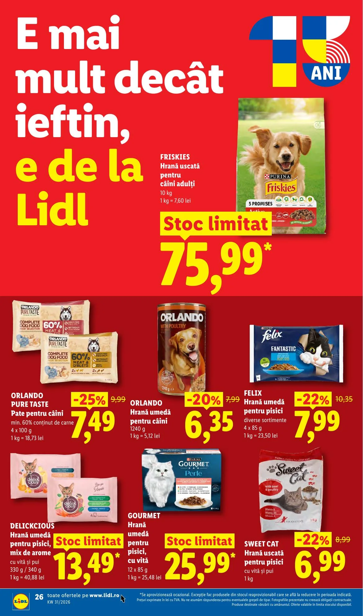 Lidl akciós újság Románia 07.27–08.02 – 26. oldal